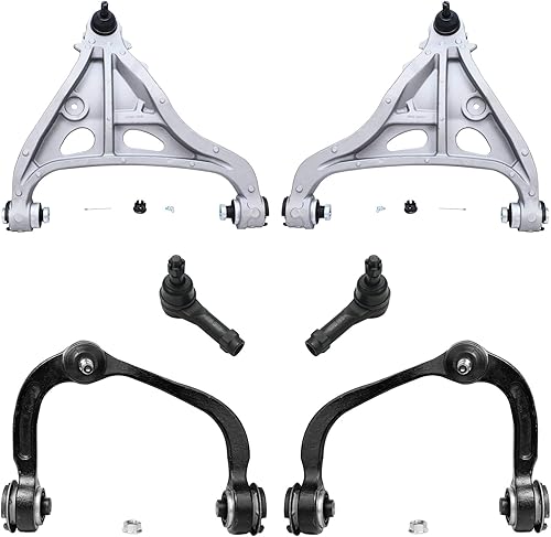 Miniatura 48 de Detroit Axle - Kit de brazos de control delanteros de 6 piezas para Toyota Corolla 2014-2019, 2 brazos de control inferiores con rótulas, 2 varillas