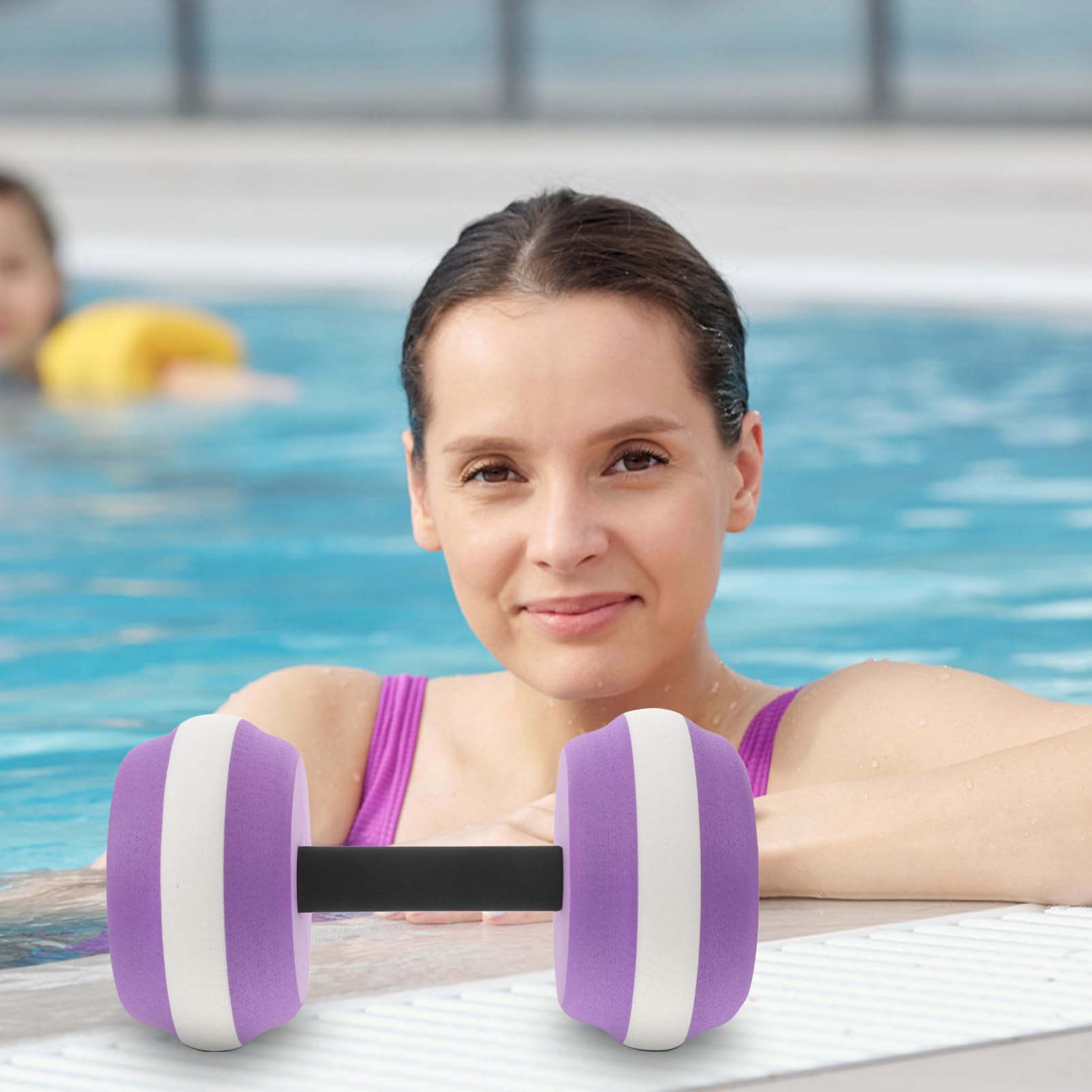BESPORTBLE Manubri Galleggianti da Acqua Porpora 1 Paio Eva per Piscina