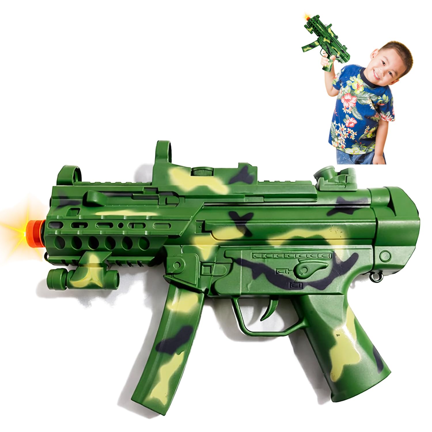 Wembley Combat Toy Gun | Realistic Gun Toy with Light, Sound & Vibration | Army-Style Toy Gun for Kids | Lightweight Shooting Toy for 4 Year Boy | Birthday Gift for Boys of 4-12-image-43