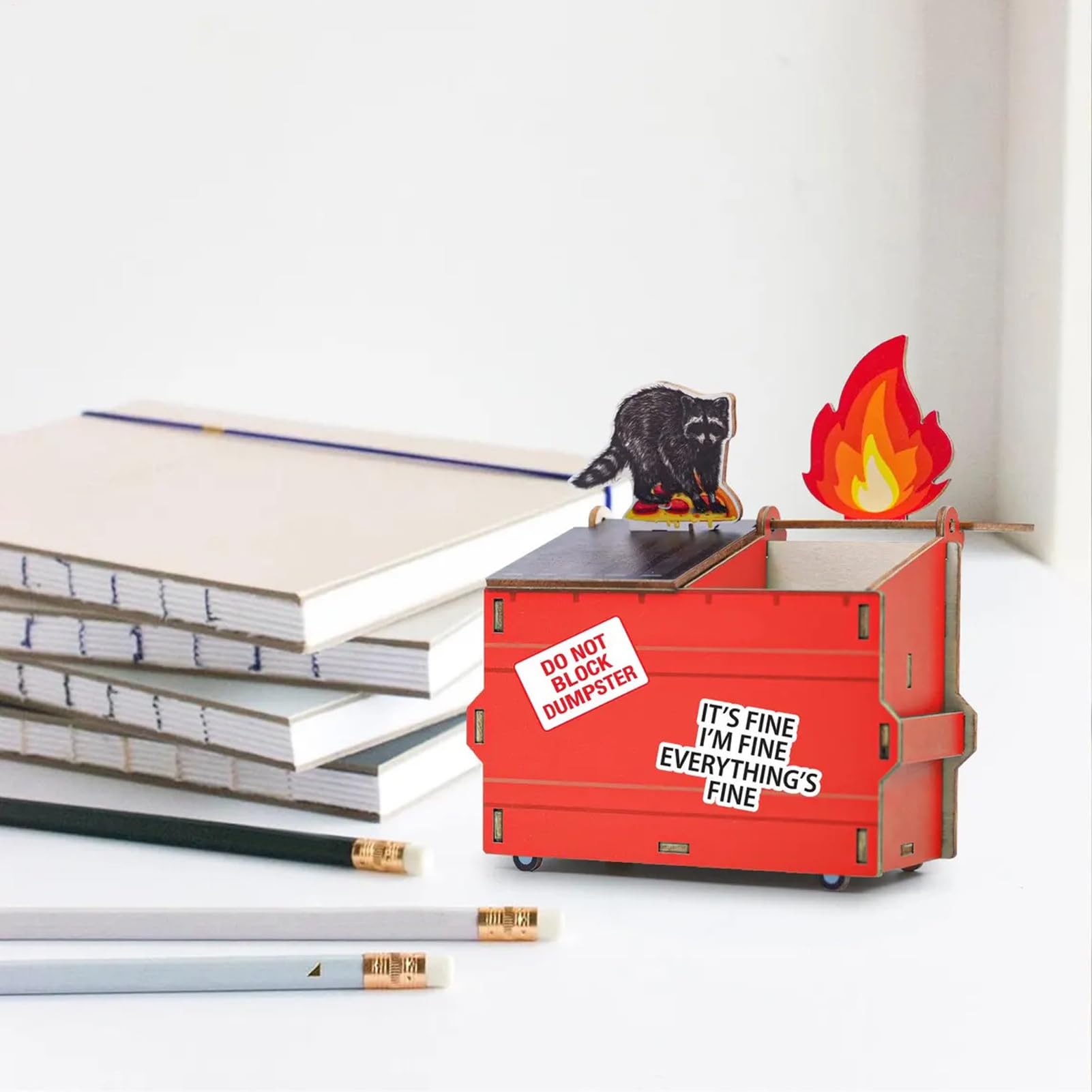 Container Di Penna - Porta A | Pannelli Decorativi Per I Vigili Del Fuoco Organizzatore Di Fornitura D'arte | Freque Scolastiche Organizzatrici, Coppa A Multifunzionale Per Le Sc