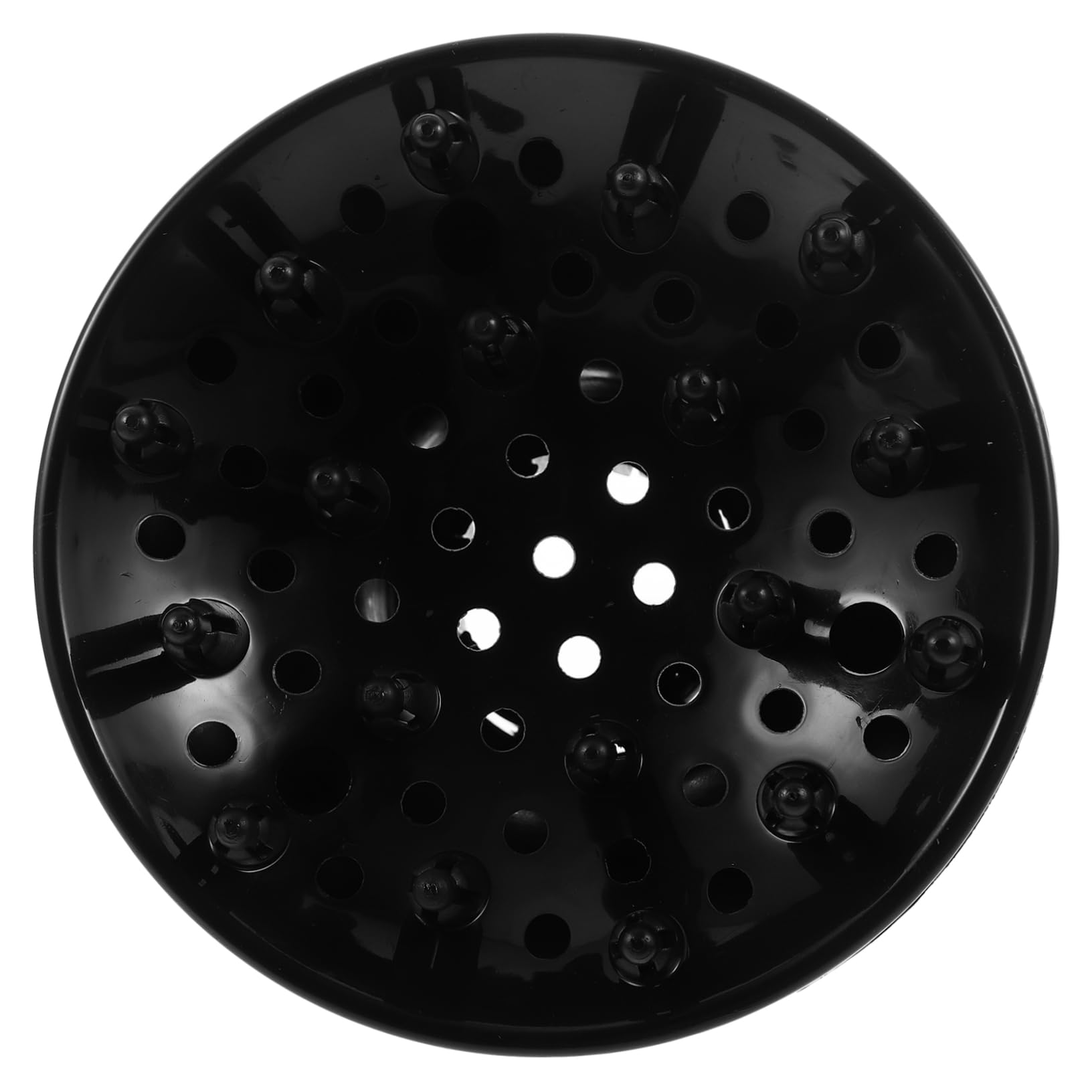Diffusore per Asciugacapelli Grande in Plastica Nero 4, 2-4, 8 Cm