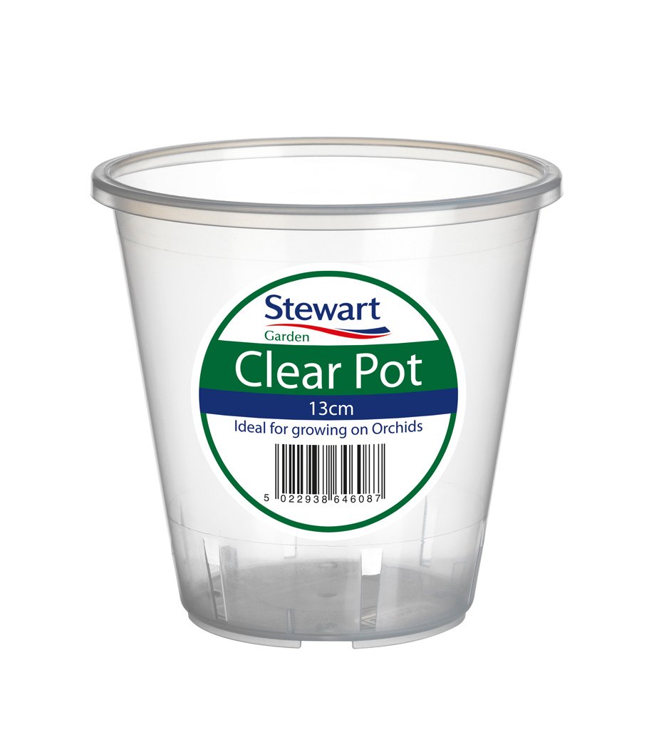 Warmhand Clear Amk® Stewart Orchid Pot 13Cm Plastic Flower Plant For Optimal Growth See Through Tub