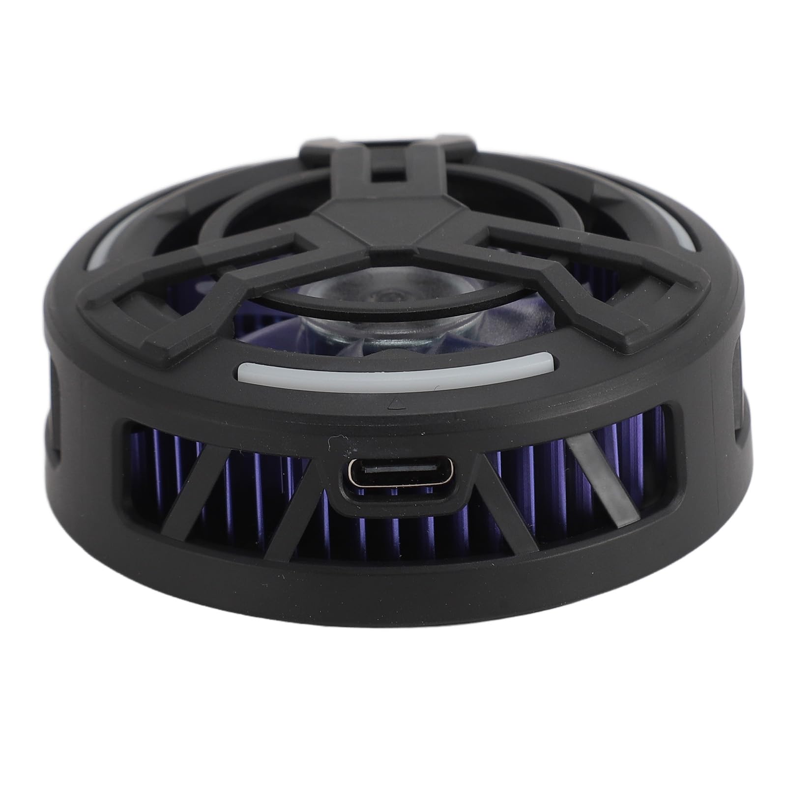 Yunseity Ventilador de Refrigeración de la Tableta, Refrigerador Magnético 24W de la Tableta de la Exhibición de la Temperatura del LED para el Juego (BLACK)