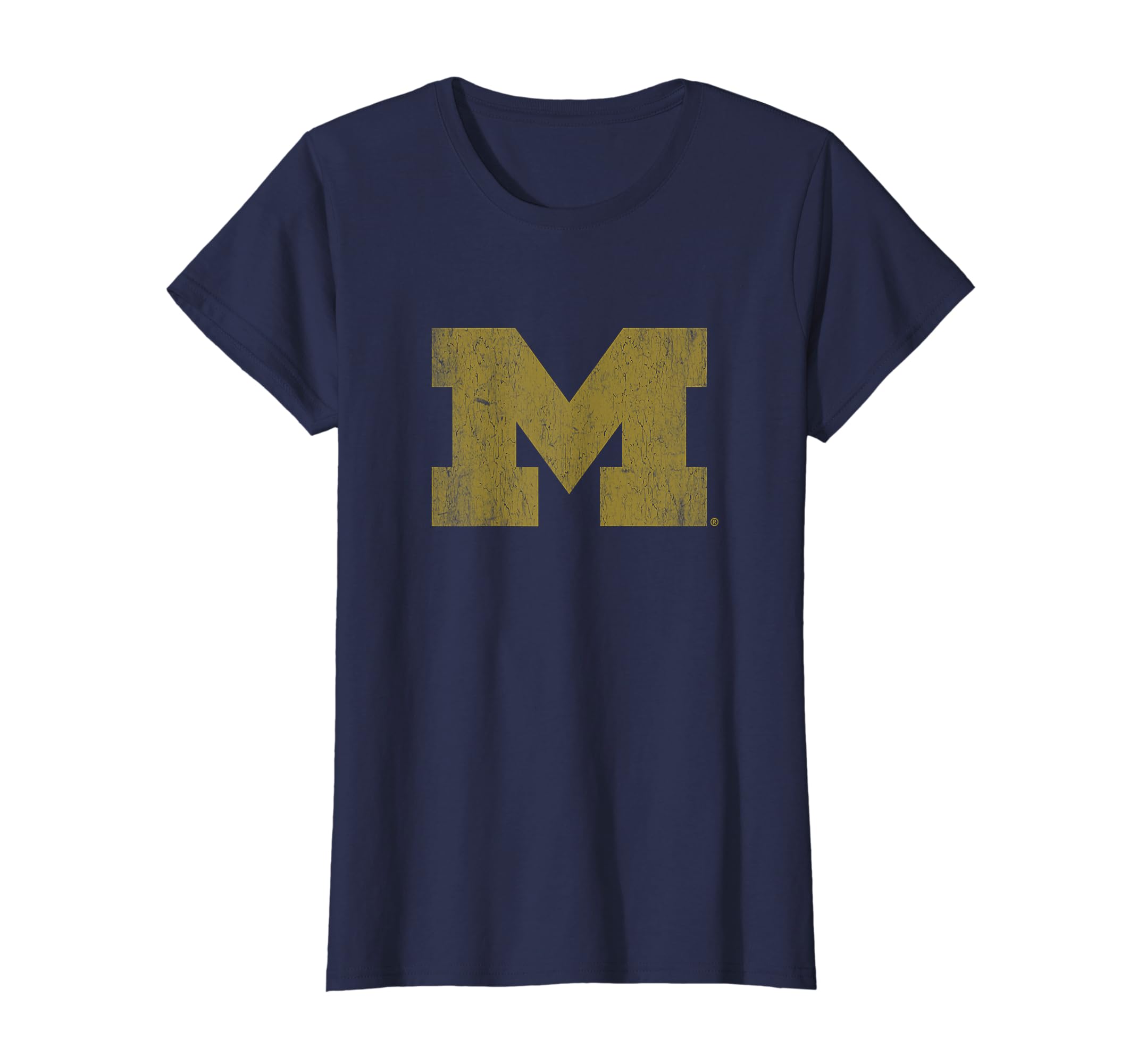 Campus LabUniversity of Michigan Wolverines U of M Simple Distressed T-Shirt