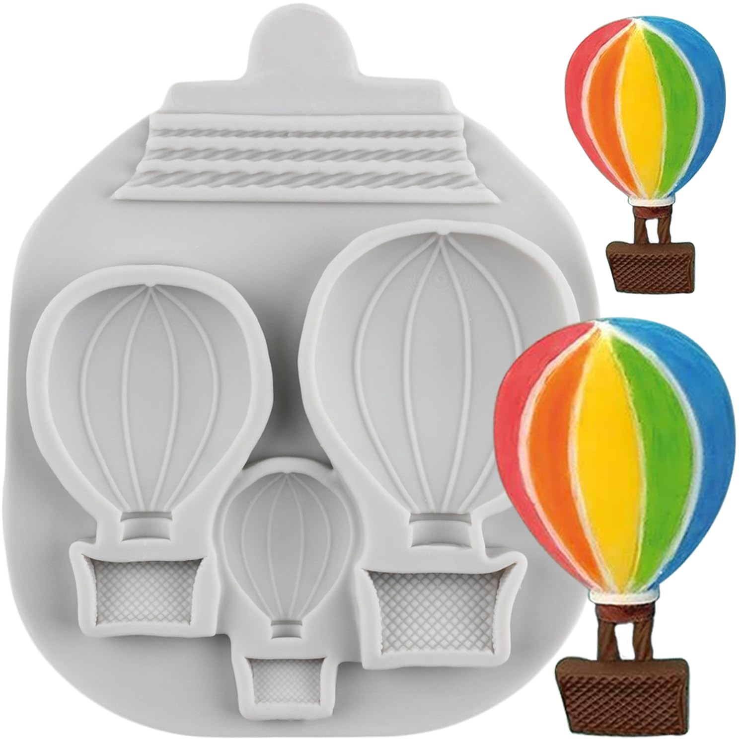MINFEIDMS Hot Air Balloon Silicone Fondant Moulds