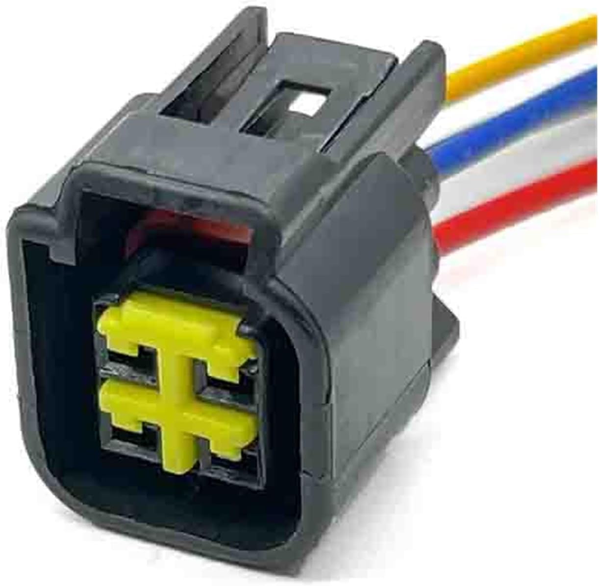 4 Pin Car Ignition Coil Plug Wiring Harness Auto Electronic Connector Needle Seat for FWY-C-4F-B 12444-5504-2(4Pin Female,20 Pcs)