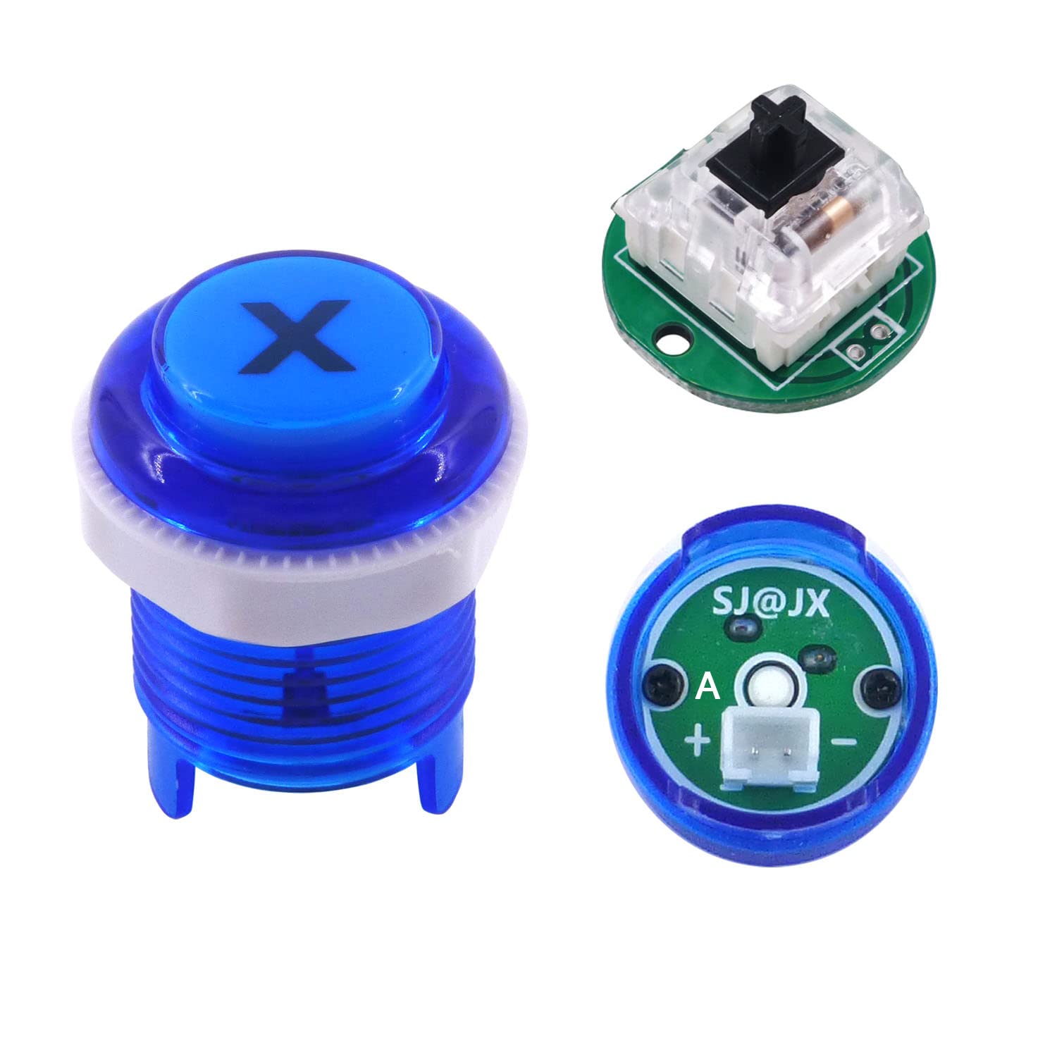 SJ@JX Botão Arcade LED DIY Kit Controlador Teclado Mecânico