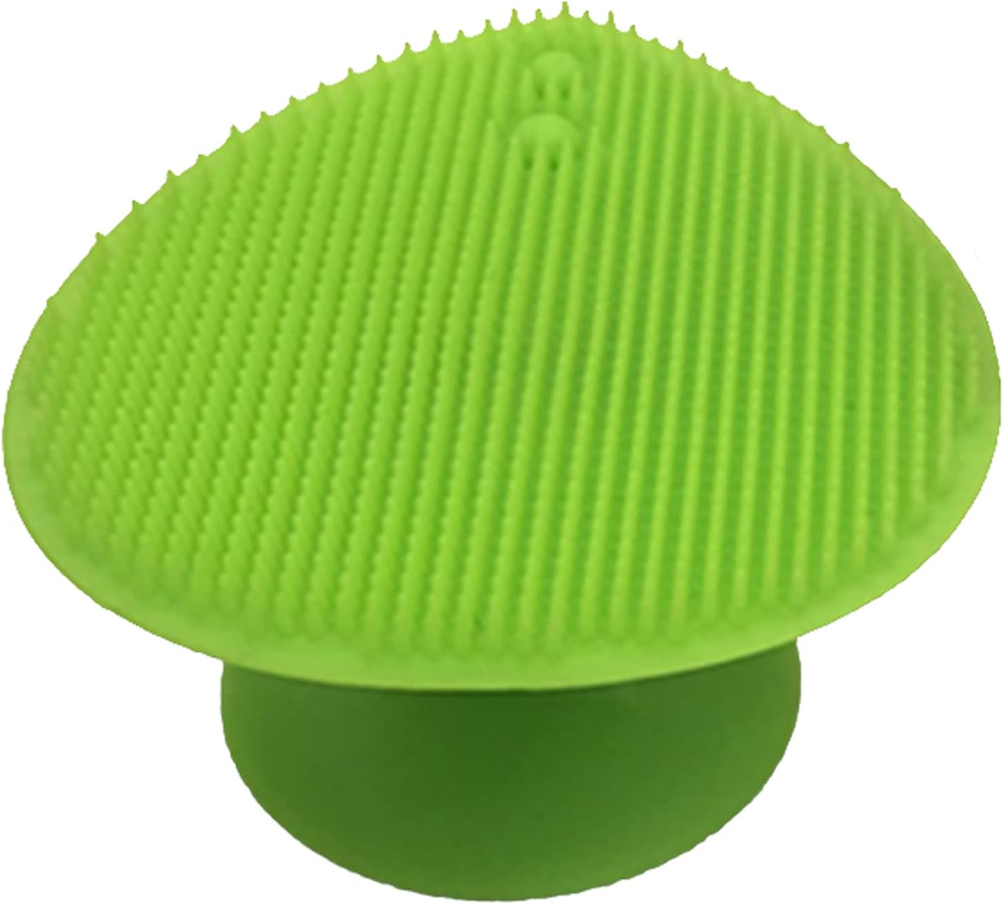 Larger Silicone Face Scrubbers Exfoliator Brush-Facial Cleansing Brush Blackhead Scrubber Exfoliating Brush-Facial Cleansing Pads Precision Pore Cleansing Pad Acne Blackheads Removing Face Brush-Green