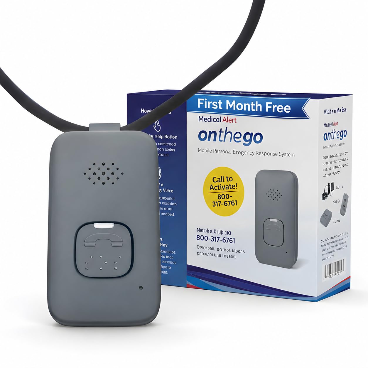 Medical Alert Mobile System - Waterproof Wearable Help Button with GPS Location Service - Help at The Press of a Button 24/7 with No Cellular Contract Required-image-16