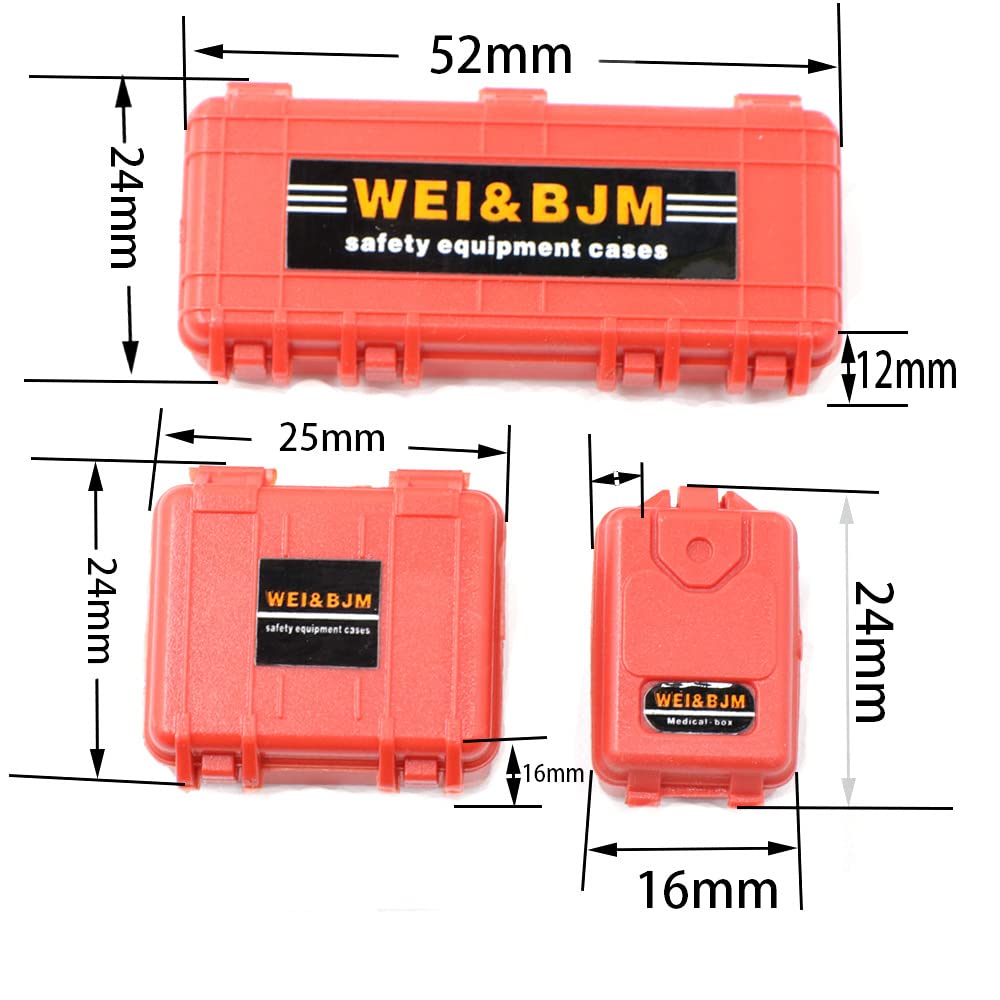 Amazon | 3 個 RC プラスチックミニガレージ収納ボックス RC