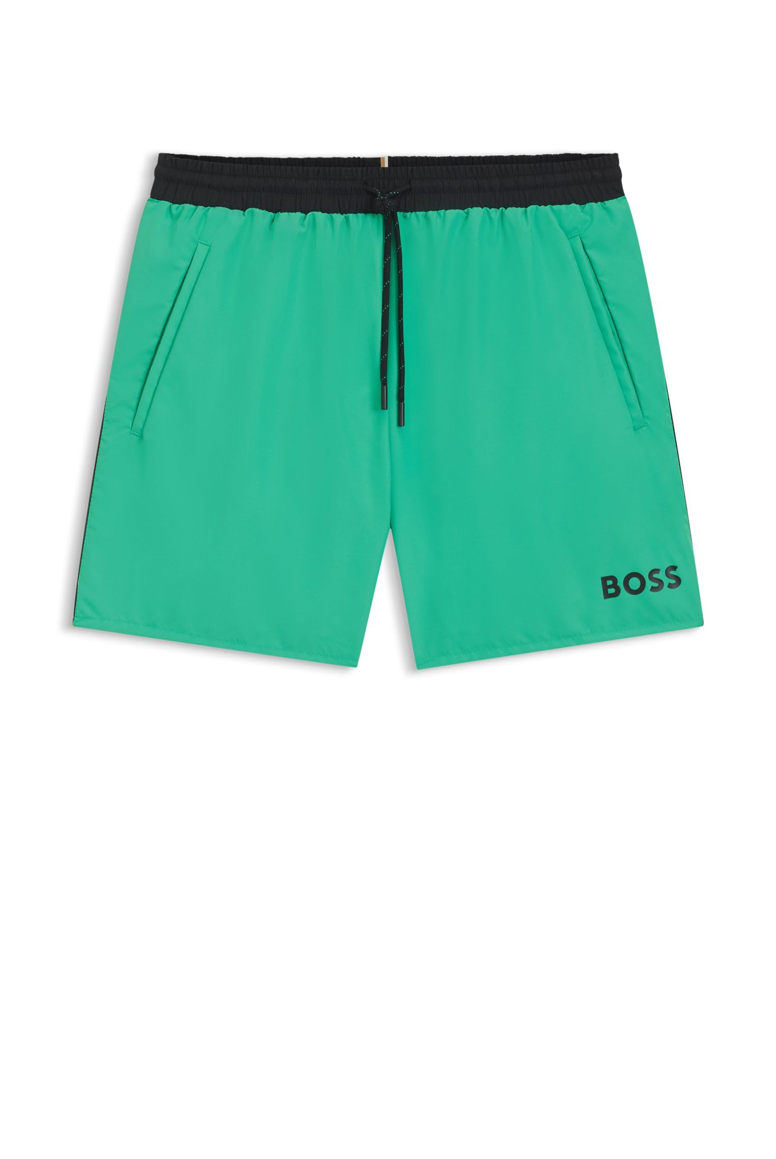 BOSS Mens Starfish Breathable Mesh Swim Shorts Bright Green S