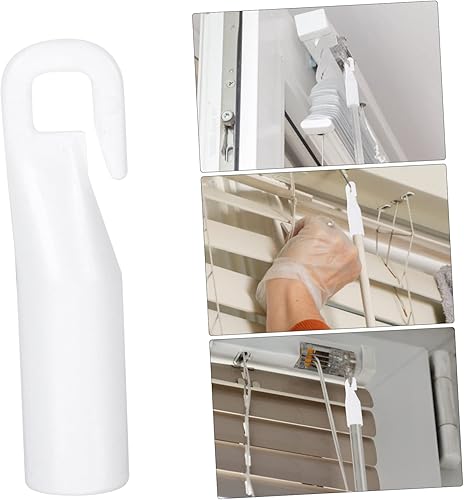 Miniatura 3 de NOLITOY 100 piezas de herramientas inclinables con punta de varita, conector de punta de vara, abrelatas de ventana, poste para colgar ciegas, tapa