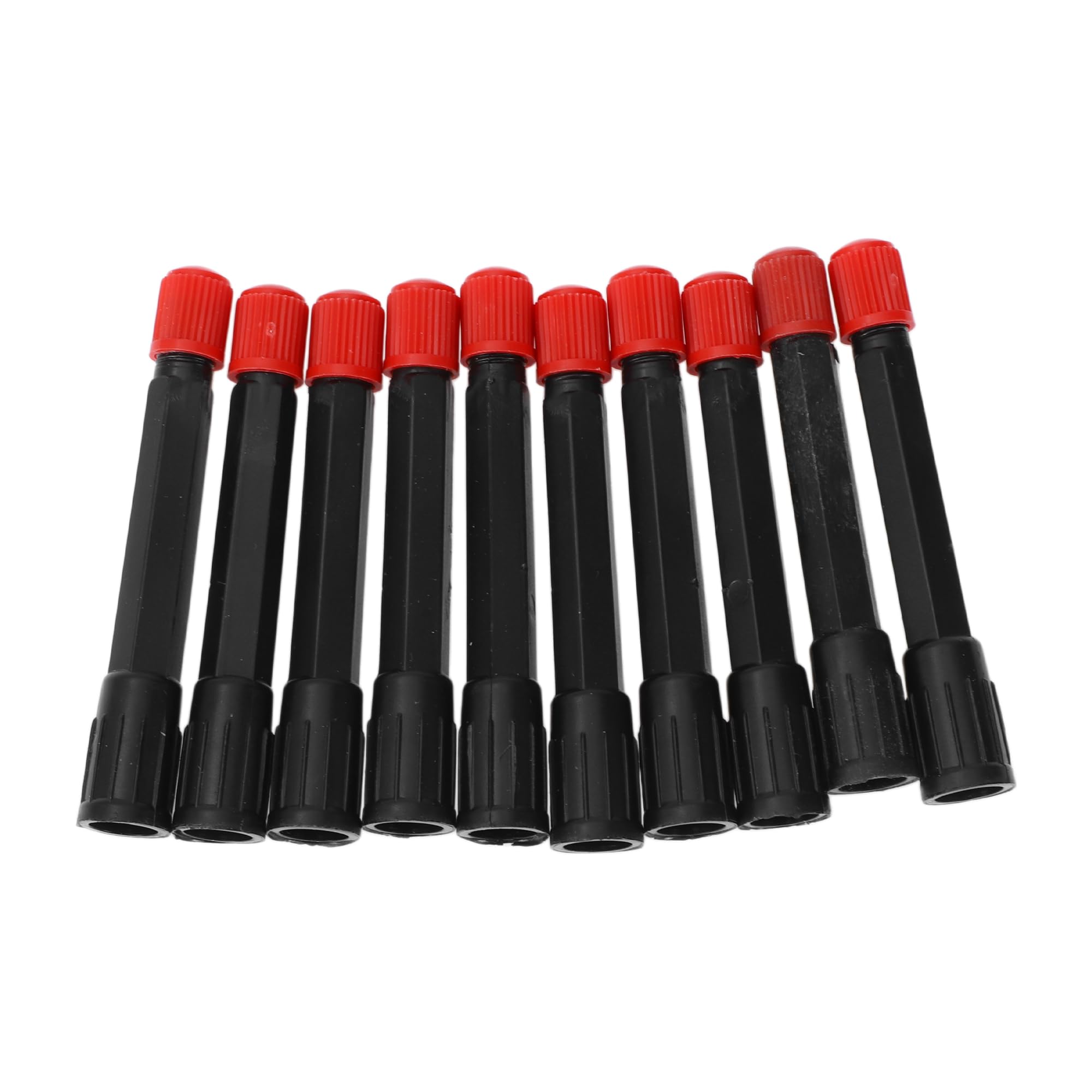 10 Pcs 70mm Tire Valve Extension Universal Plastic 180 Degree Tyre Valve Stem Extender for Car Motorcycle RV Truck Bike