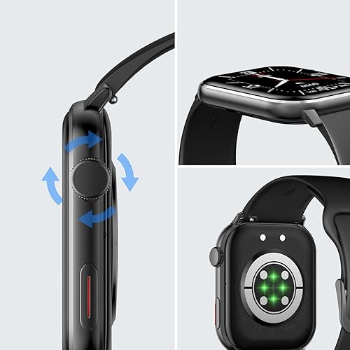 Miniatura 7 de COCO BT2-Z - Reloj inteligente con tres (3) bandas para hombres y mujeres, salud con oxígeno en sangre, monitor de frecuencia cardíaca, pantalla