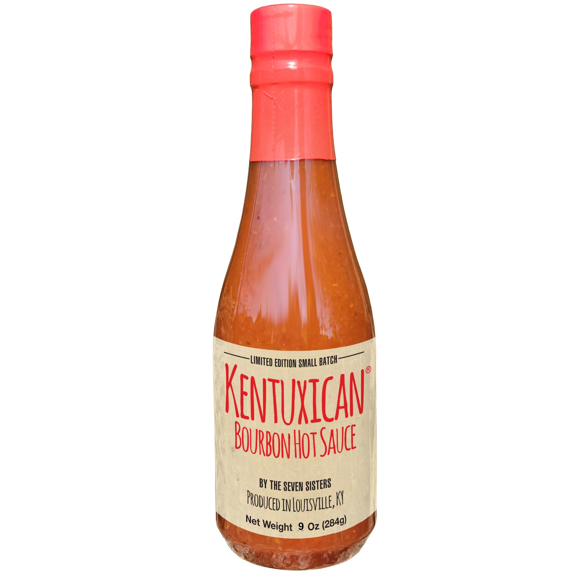 KentuxicanBourbon Hot Sauce - Premium Mexican Hot Sauce Made with Authentic Kentucky Bourbon, Habanero, Carolina Reaper, Chile de Arbol - Natural, Keto Friendly, Gluten Free, No Preservatives - 9 oz