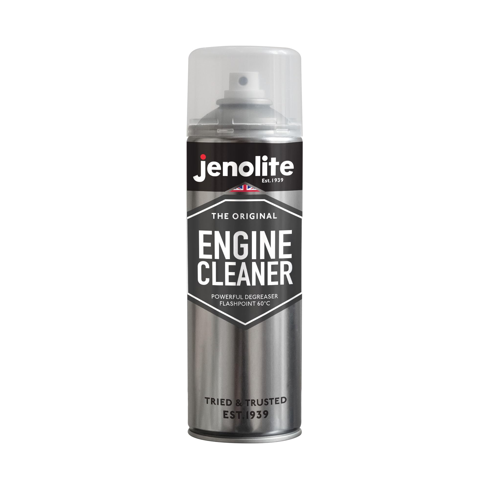 JENOLITE Detergente per motore in aerosol | Spray detergente e sgrassante per motore | 2 x 500 ml | Scioglie grasso, olio e sporcizia senza lasciare residui, non conduttivo e non corrosivo