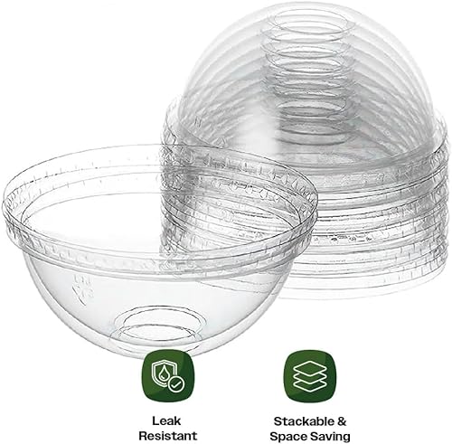 Miniatura 8 de CIAO! Tapa de domo PET con ranura para pajilla, diseñada y apta para vasos de bebidas frías de 14 oz, 16 onzas, 20 onzas, 24 onzas, solo 3.858 in