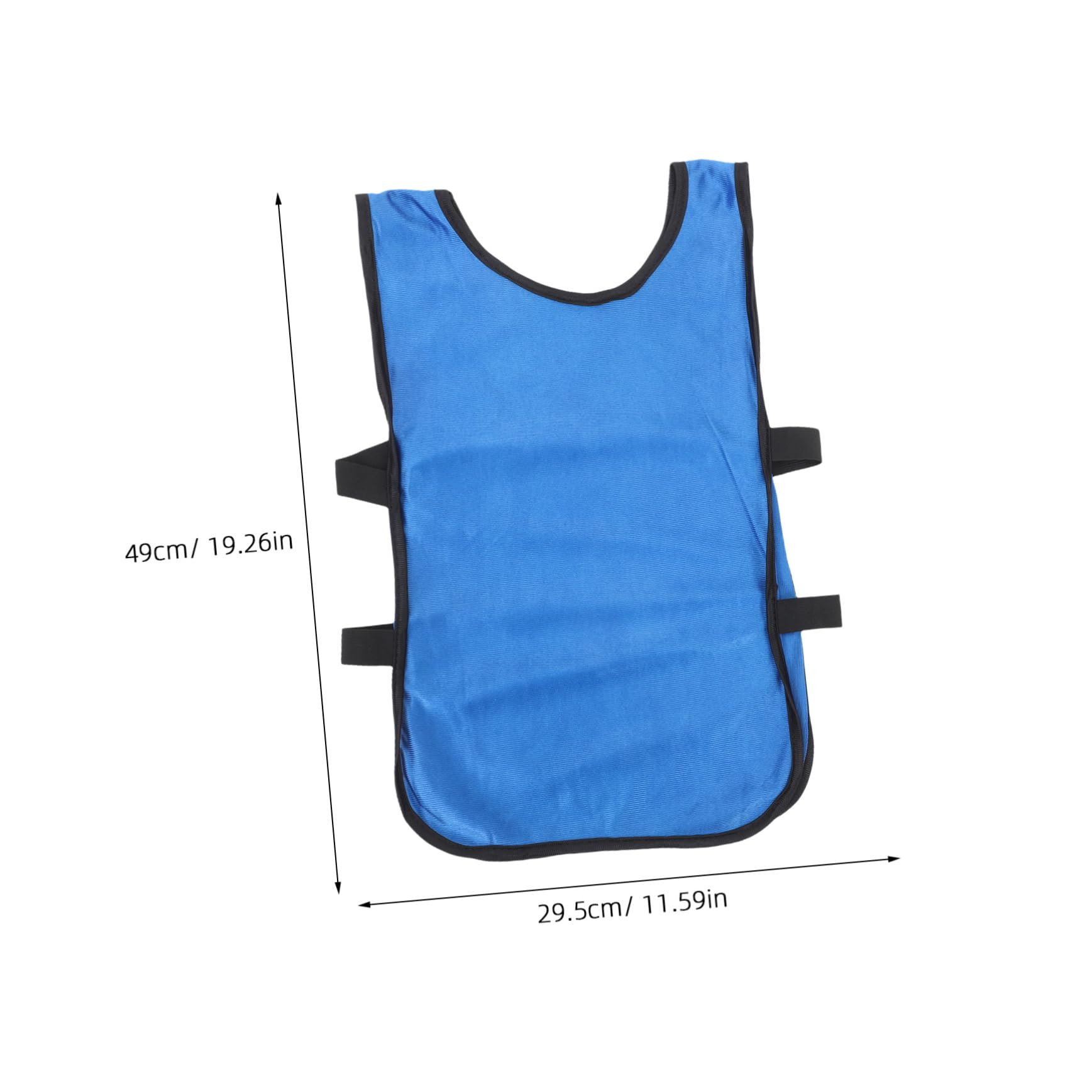 BESPORTBLE 6pcs Training Waistcoat Team Sports Pinnies Football Shin Guards Soccer Shoes Football Socks Youth Boys Football Bibs Youth Vests Kit Blue