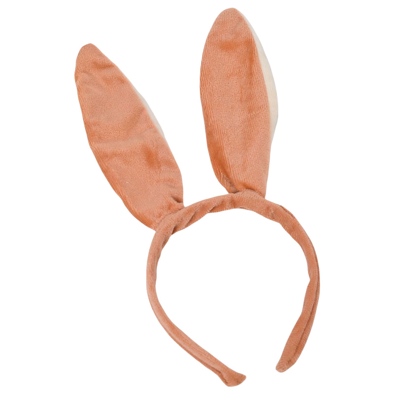 MUNSKT 1 PCS Brown Bendable and Long Rabbit Ears Headband Ideal Cute Easter Bunny Costume for Adult and Kids