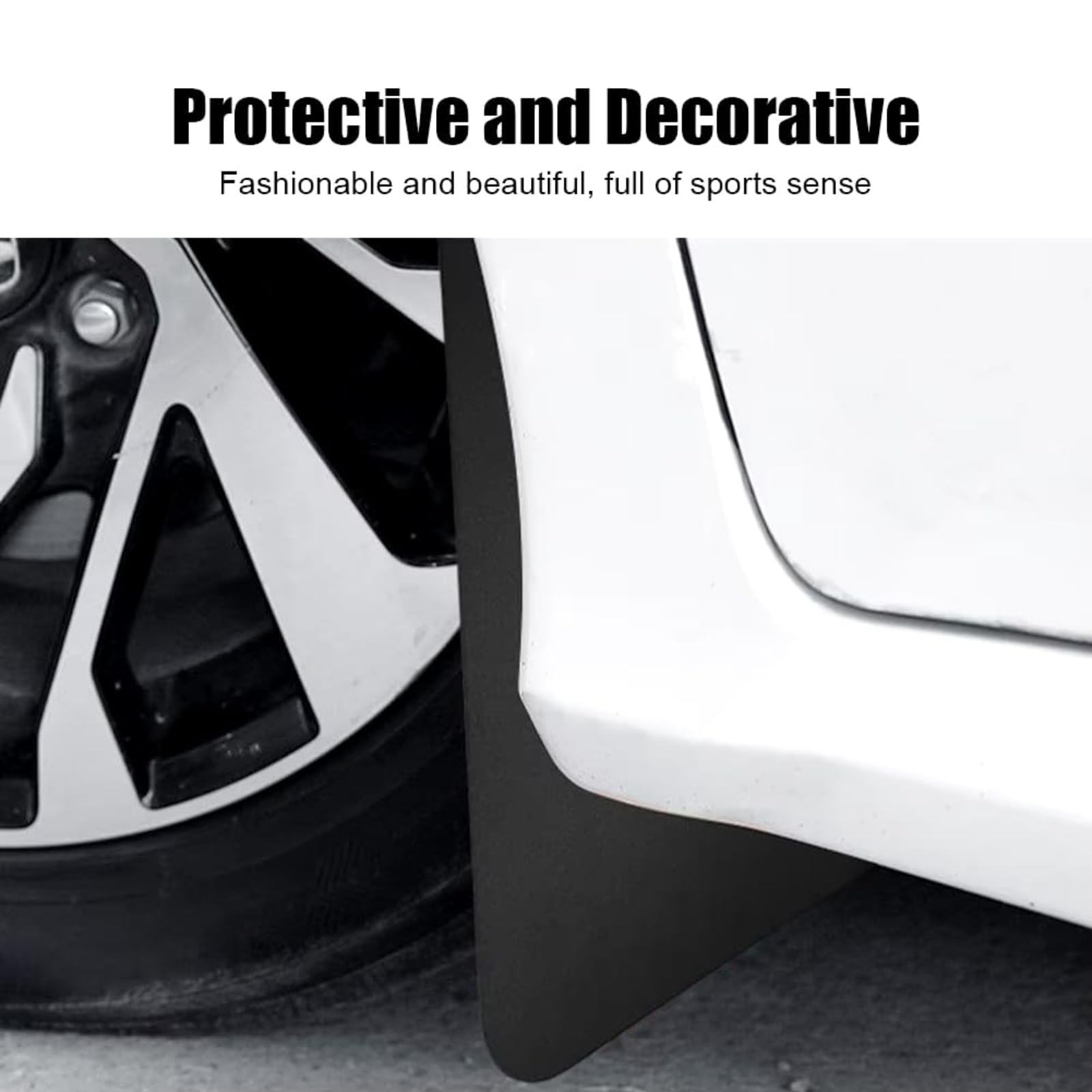 4Pcs Rubber Auto Spatlappen Spatlappen, voor Opel Mokka B 2020-2024