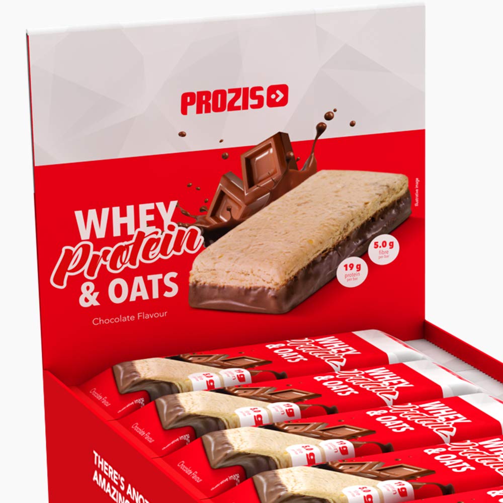Prozis Whey Protein Oats Chocolate, 12 x 80 gr