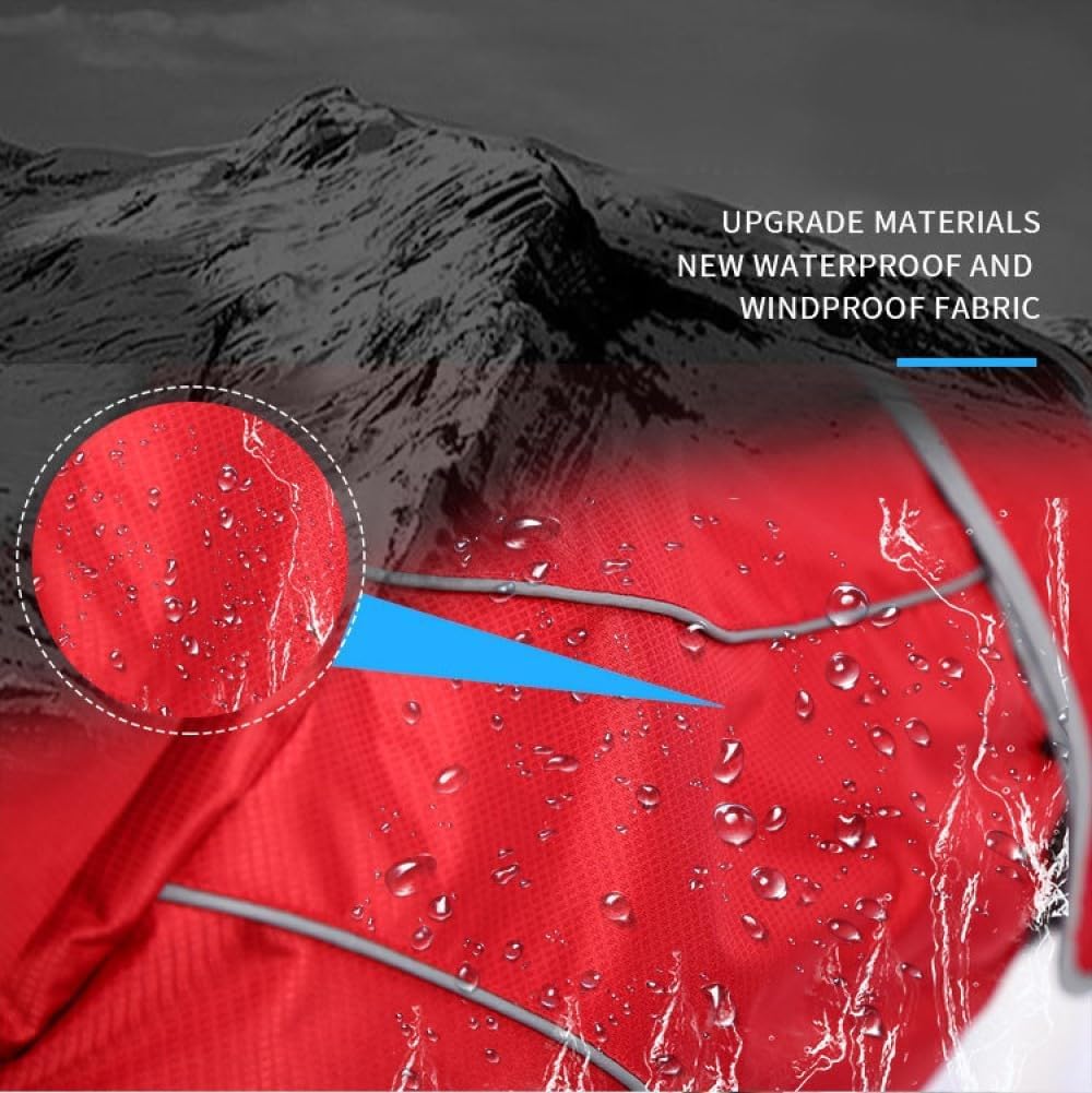 Genérico Impermeable Reflectante, Diseñado Especialmente para Galgos | Correas Ajustables Para Los Hombros Que Permiten Salidas Nocturnas Seguras; Lavable A Máquina Y Transpirable (Orange XS)