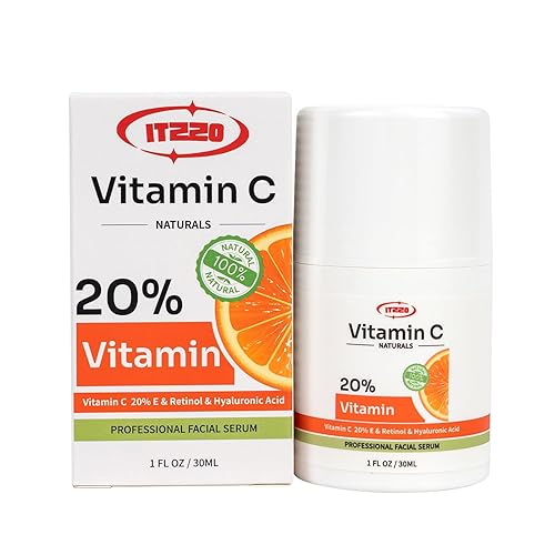 Suero facial con vitamina C con ácido hialurónico, suero antienvejecimiento, reduce las manchas oscuras, líneas finas y arrugas, retinol,