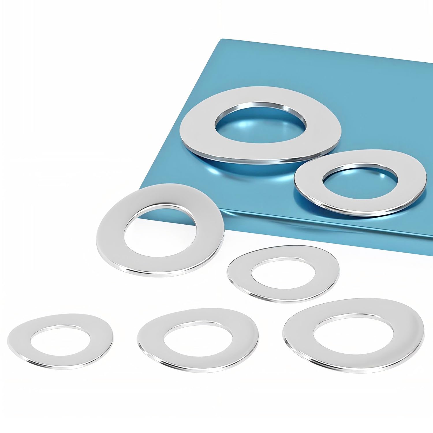 20 Pezzi Rondella Ondulata, Rondelle in Acciaio Inox, M10 Rondelle a Molla, Rondelle Elastiche per Alberi, Rondelle per Viti