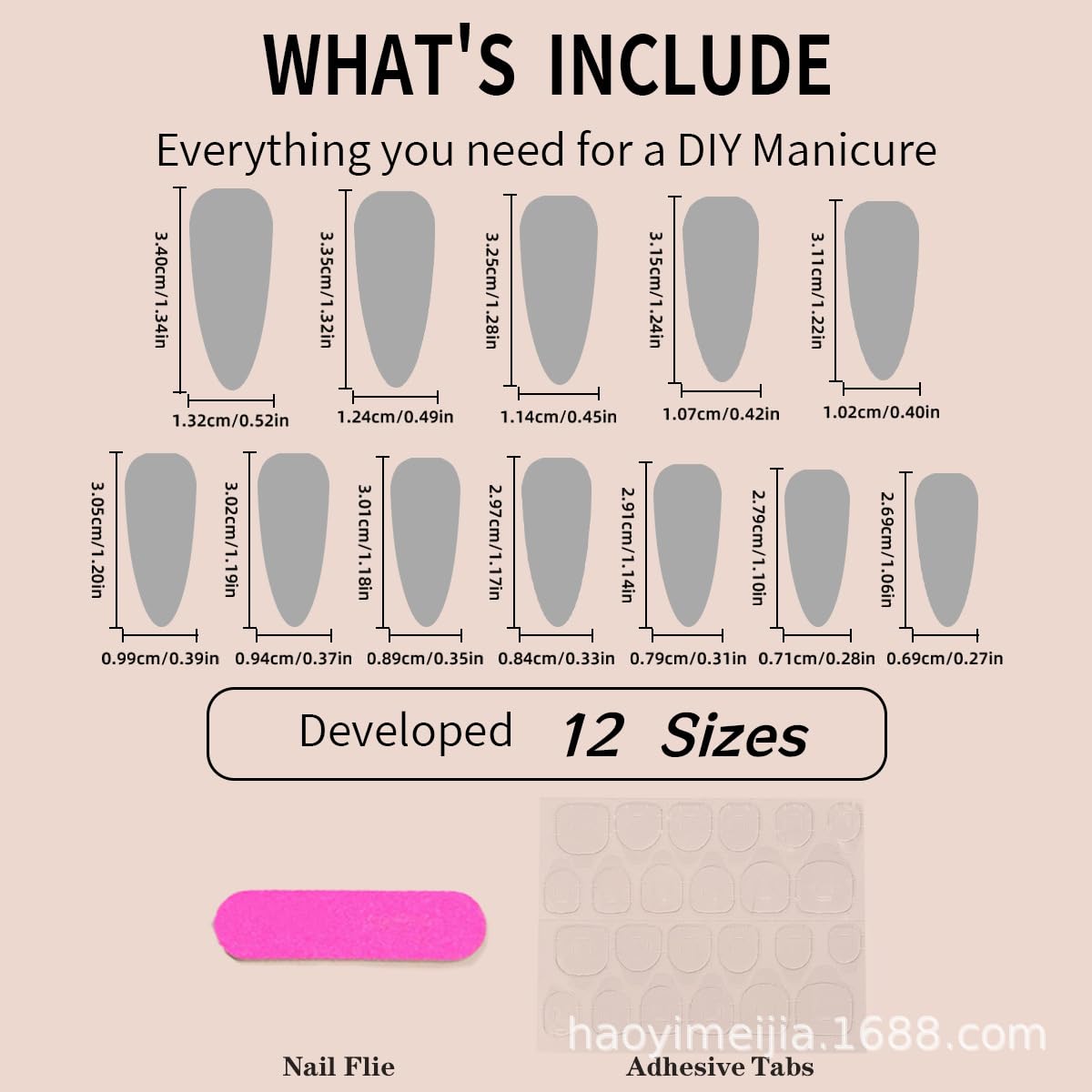 Solid Color Press on Nails (Black) Stilitto Long Glossy 24PCS Gift for Women and Girl from QQPPOLIU