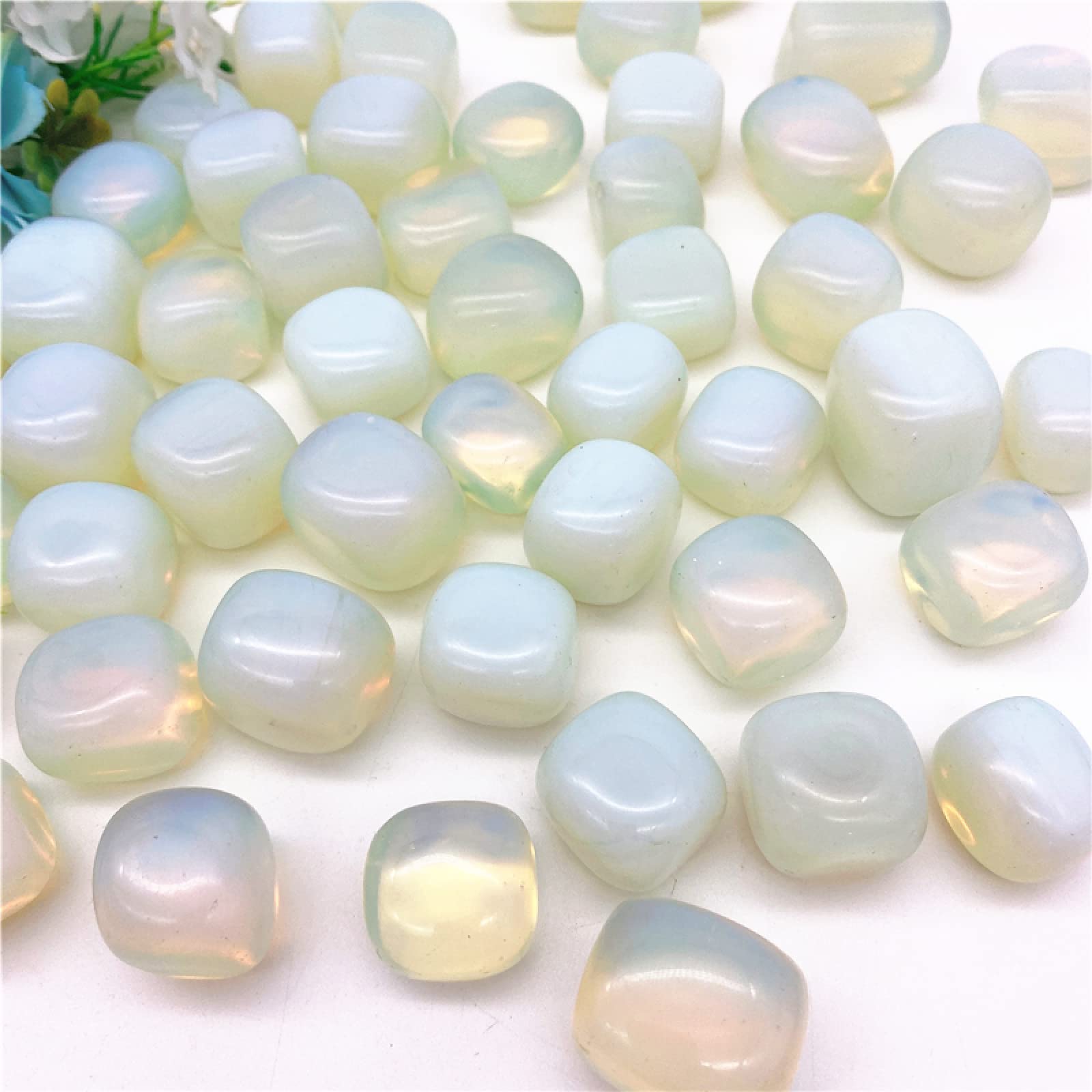 100g Piedra Natural ópalo Piedras de Grava Cristal Acuario jardín Piedras Decorativas decoración de Muebles for el hogar Piedras Naturales