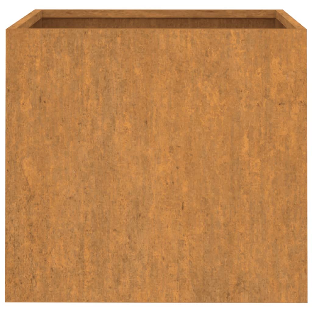 Myheimly Pflanzkübel 2 STK. 42x40x39 cm Cortenstahl