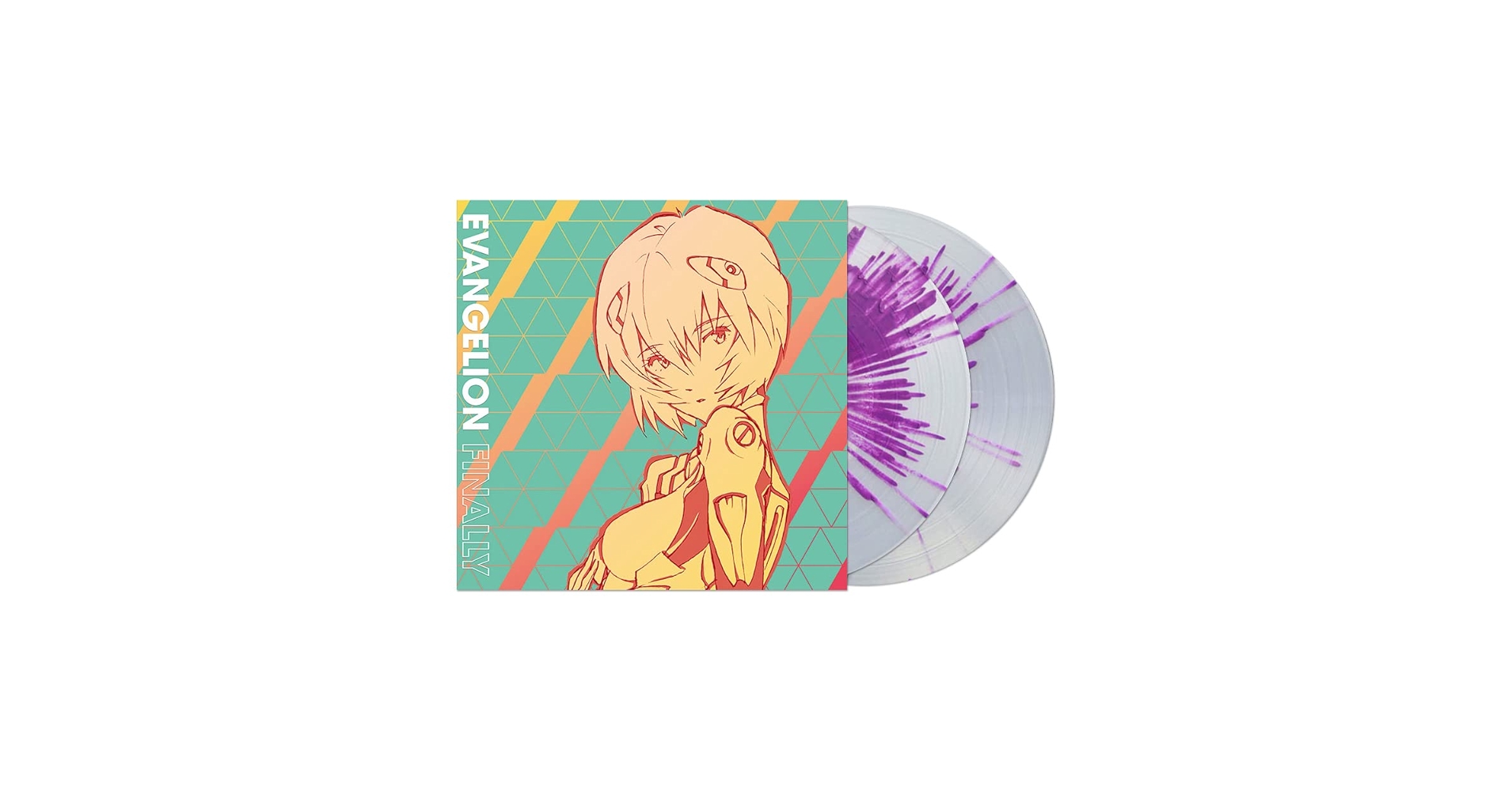 未使用品 アナログレコード 2LP 輸入盤　EVANGELION FINALLY Evangelion: Finally Exclusive 2lp (Lcl Sea)(Orange Marble
