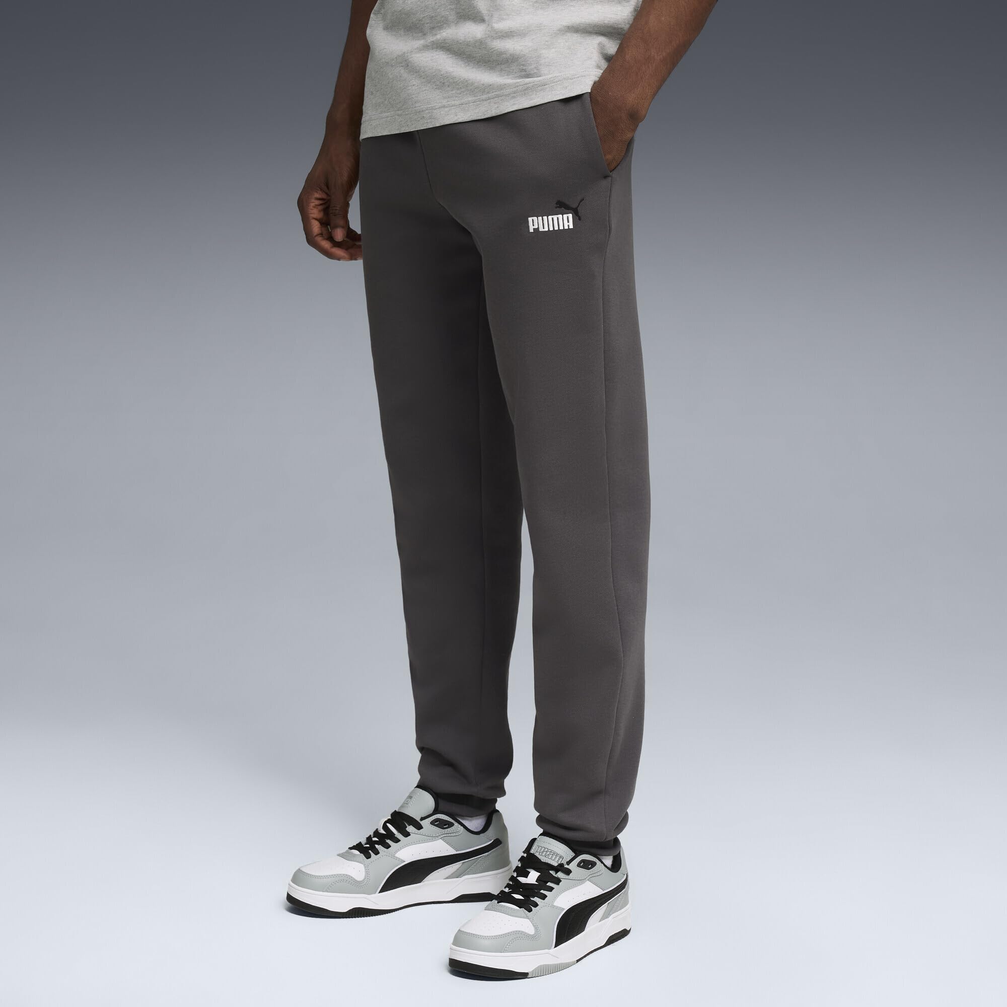 PUMA Ess 2 Color No. 1 Logo Sweatpants Fl Cl - Spodnie z dzianiny Mężczyźni