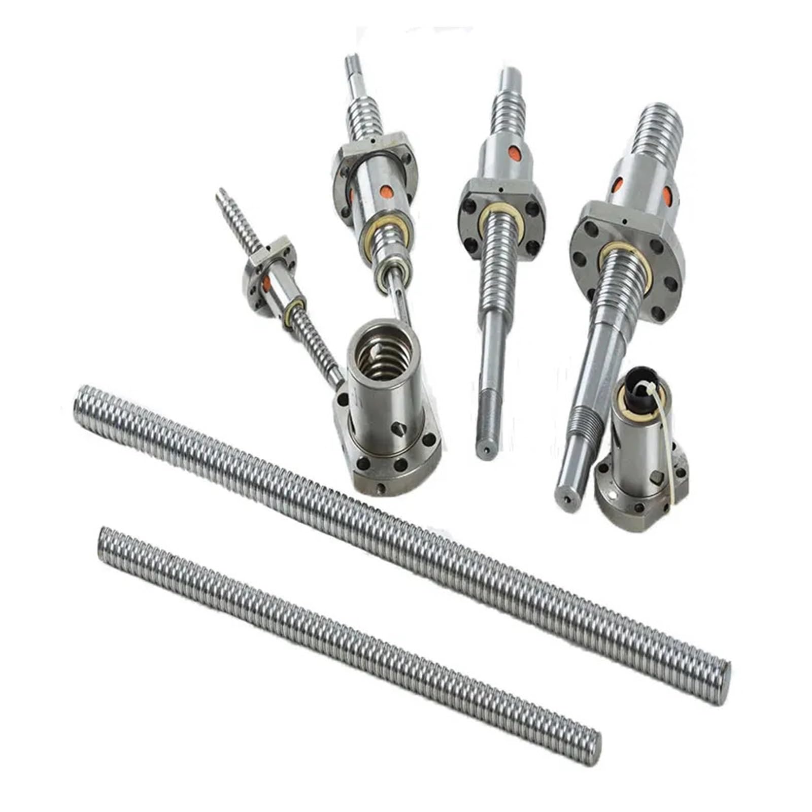 Vis à billes anti-retour Vis à billes gauche SFU1605 avec extrémité usinée BKBF12 + écrou RM1605 + boîtier d'écrou DSG16H + accouplement(400mm)