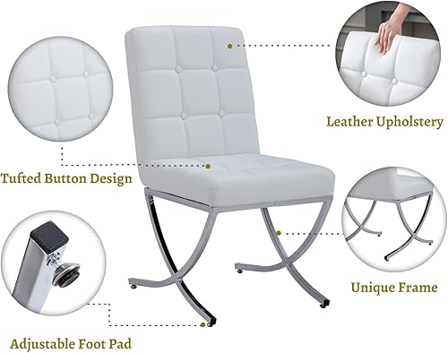 Miniatura 5 de EALSON Juego de 5 sillas de comedor modernas con banco tapizado de terciopelo con patas de metal dorado sillas de cocina de mediados de siglo sillas