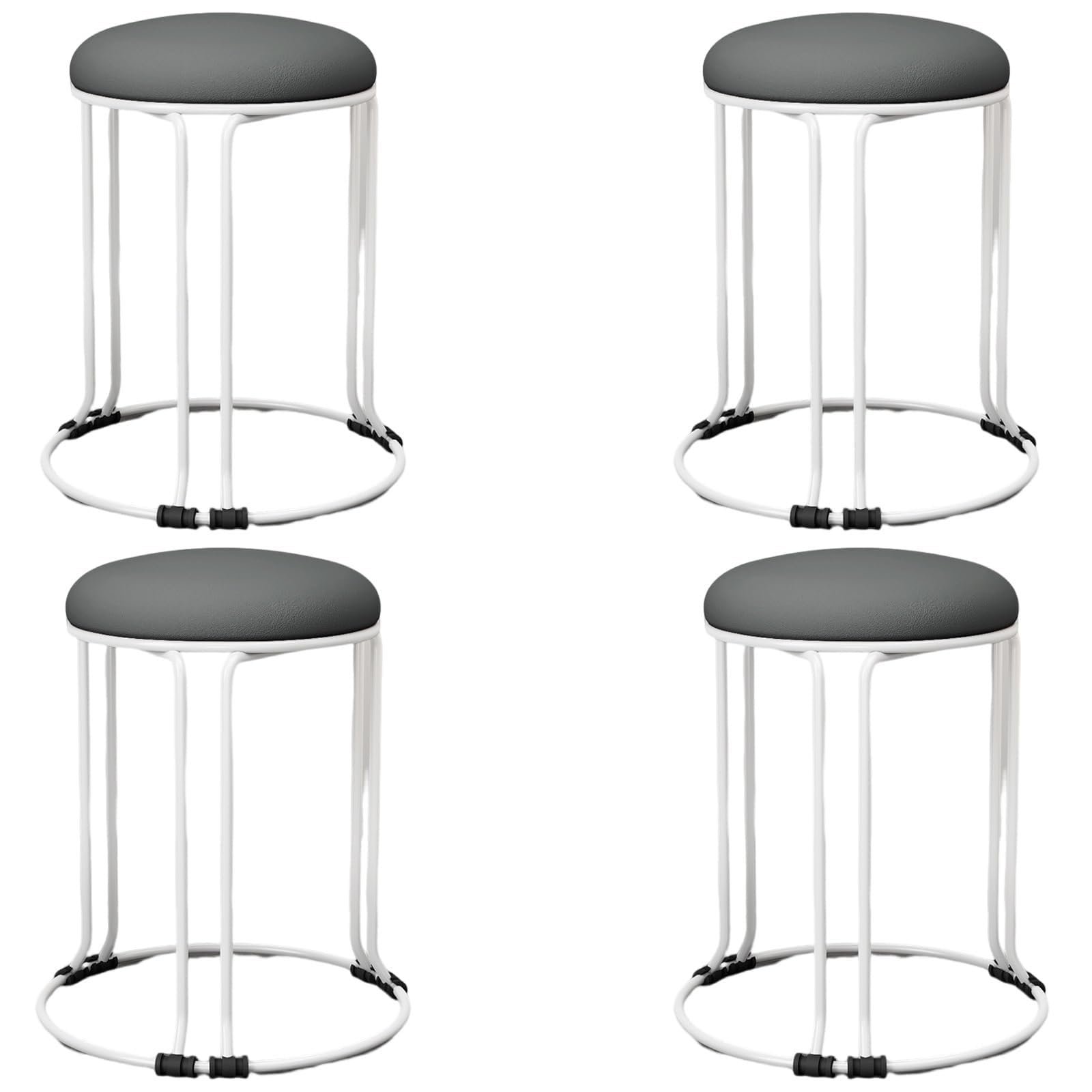 Chaises de salle à manger empilables lot de 4 tabourets pour îlot de cuisine