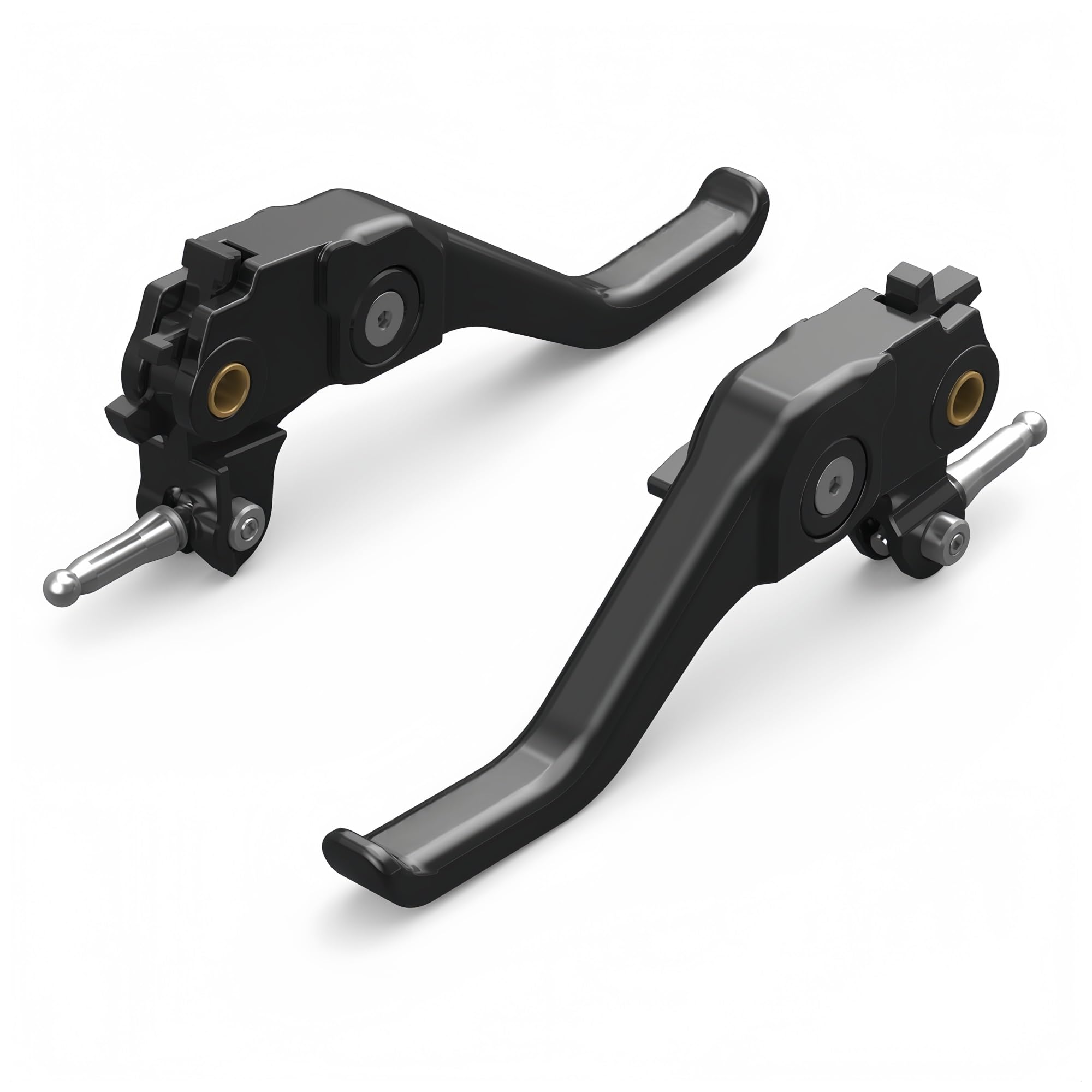 Riderai Black Motorbike Clutch Levers For Bmw R1200r R1200gs Gsa 2014-2018 R1250r R1250rt Brake Lever(Black)
