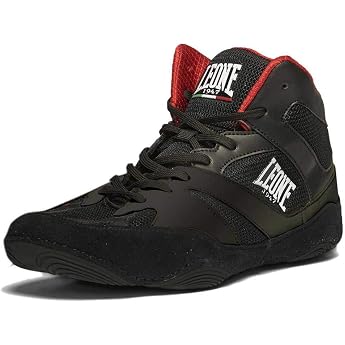 LEONE 1947, Shoe Fighter Luchador Unisex Adult Black CL130