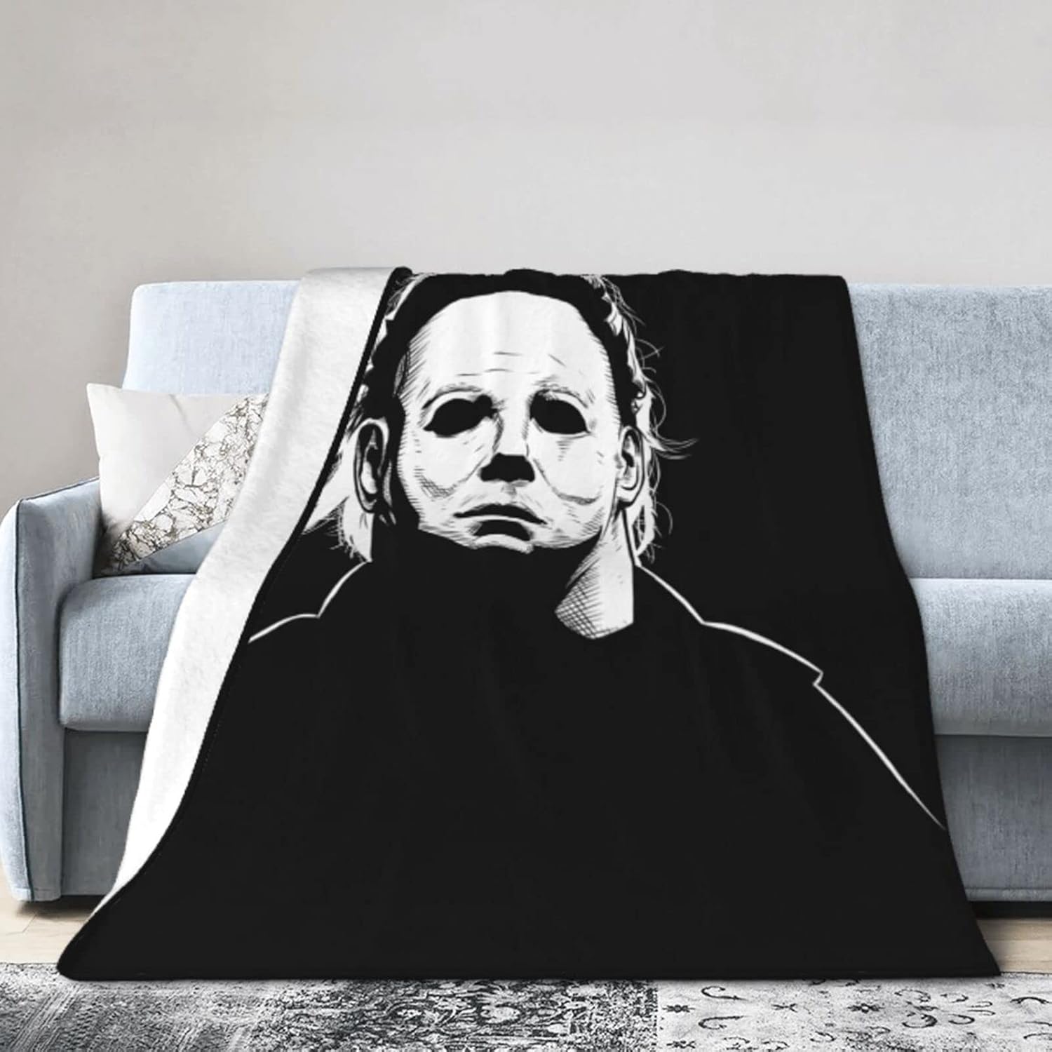 Michael Myers Blankets Halloween UltraSoft Warm Flannel