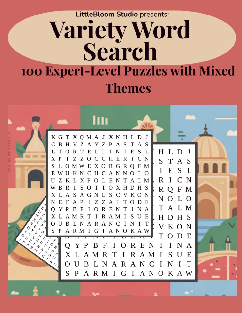 Variety Word Search: 100 Expert-Level Puzzles with Mixed Themes (Brain Boost Puzzle Series)