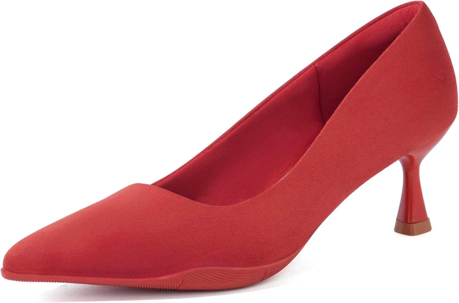 Women Comfortable Pumps Dress Shoes Mid Heel Work Heels