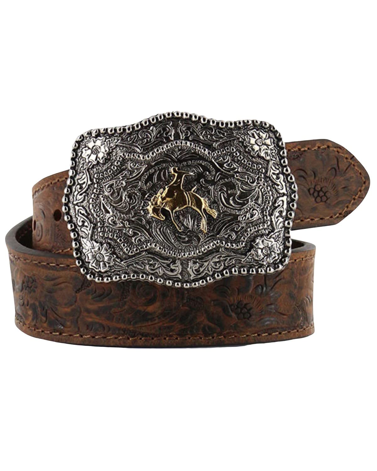 Cody James Boys' Floral Tooled Belt - BLT703-20 24