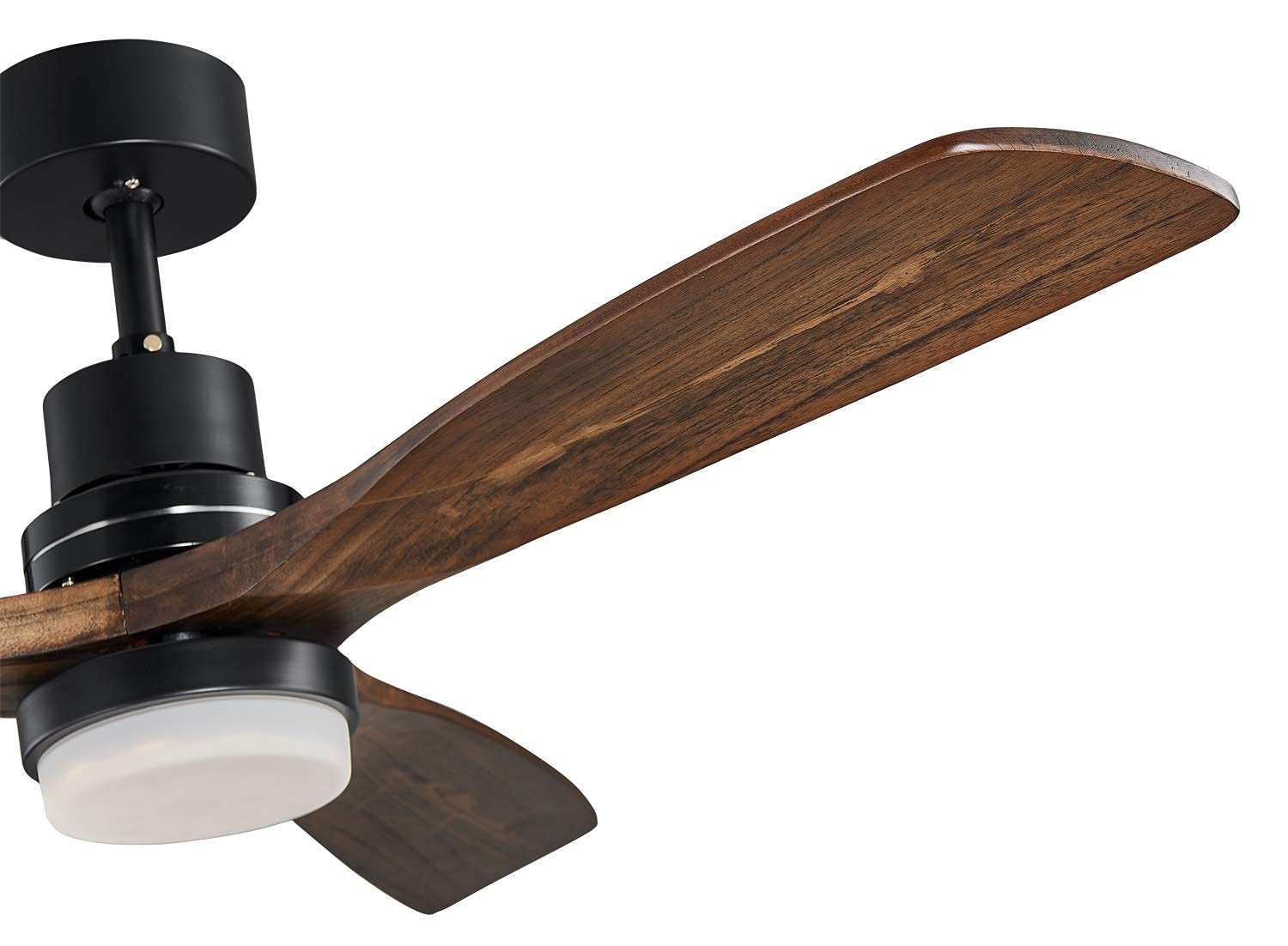 Buy LAMPSMORE 52 Inch Ceiling Fan with Lights,Black Ceiling Fan Light