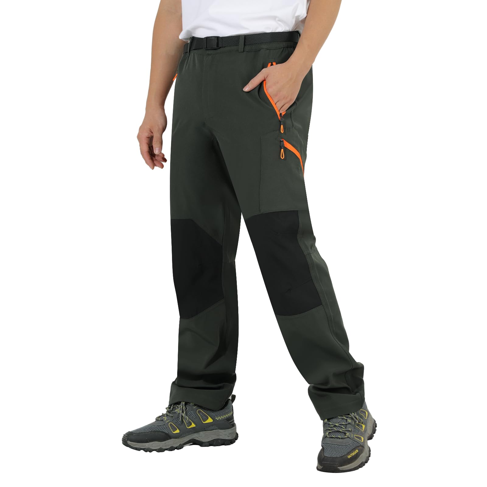 Uomini all'aperto a Piedi Escursionismo Pantaloni Traspiranti a Prova di Vento Pantaloni di Arrampicata