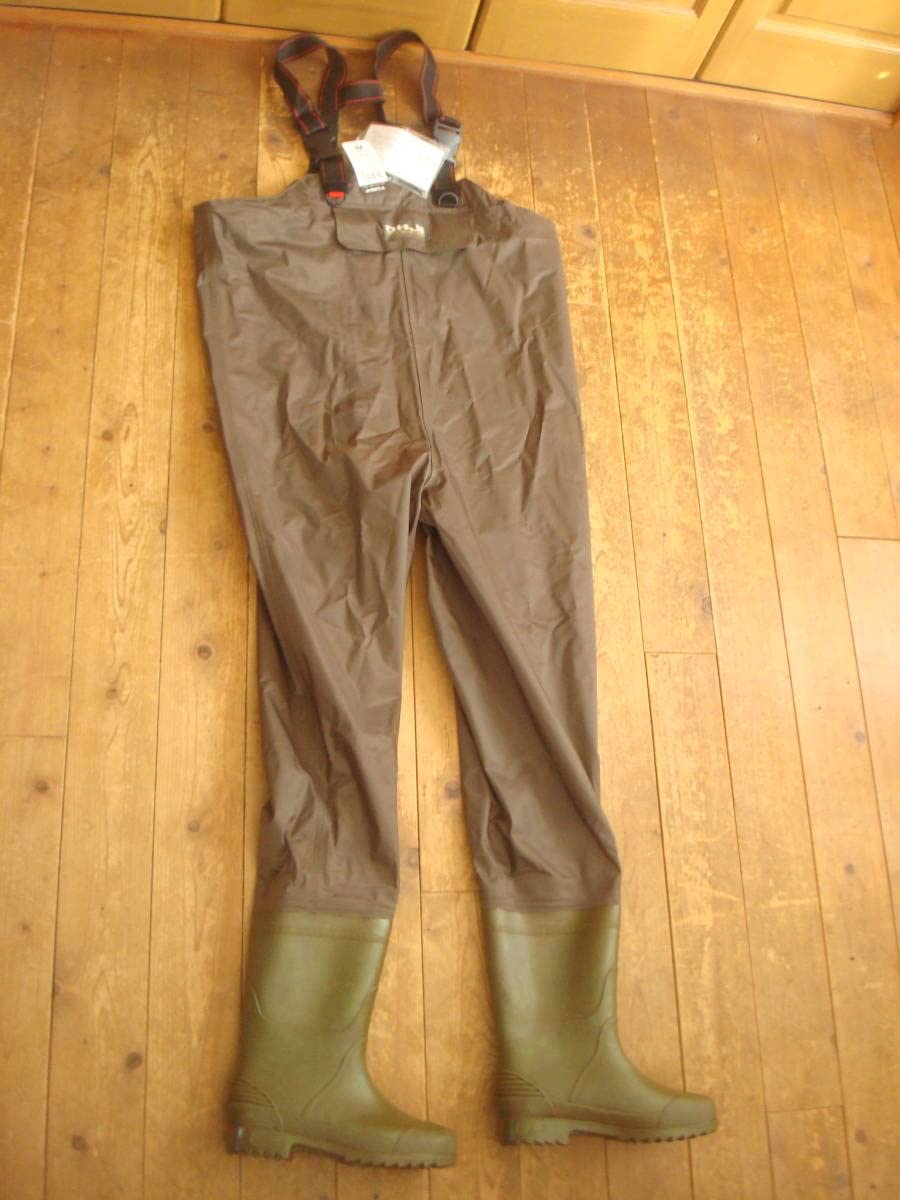 胴長2つ　　ハルジジ 胴長2つ ハルジジ ラジアルソール メンズウェーダー 胸