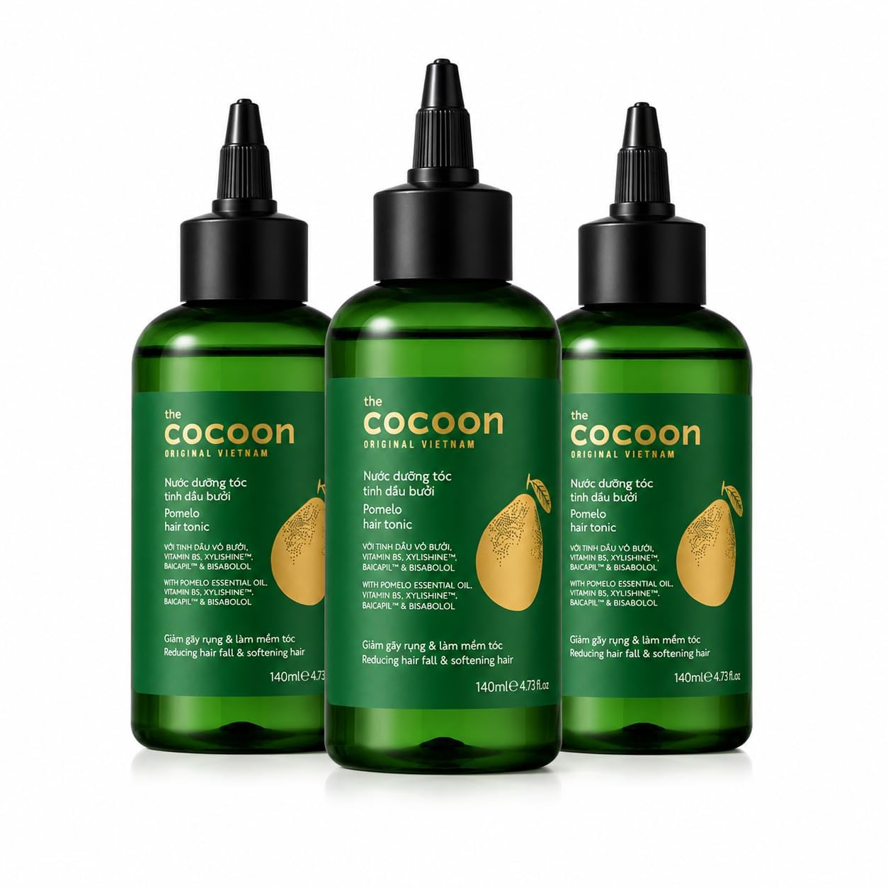 Amazon.com: Cocoon Original Vietnam Pomelo Hair Tonic 3 Bottles