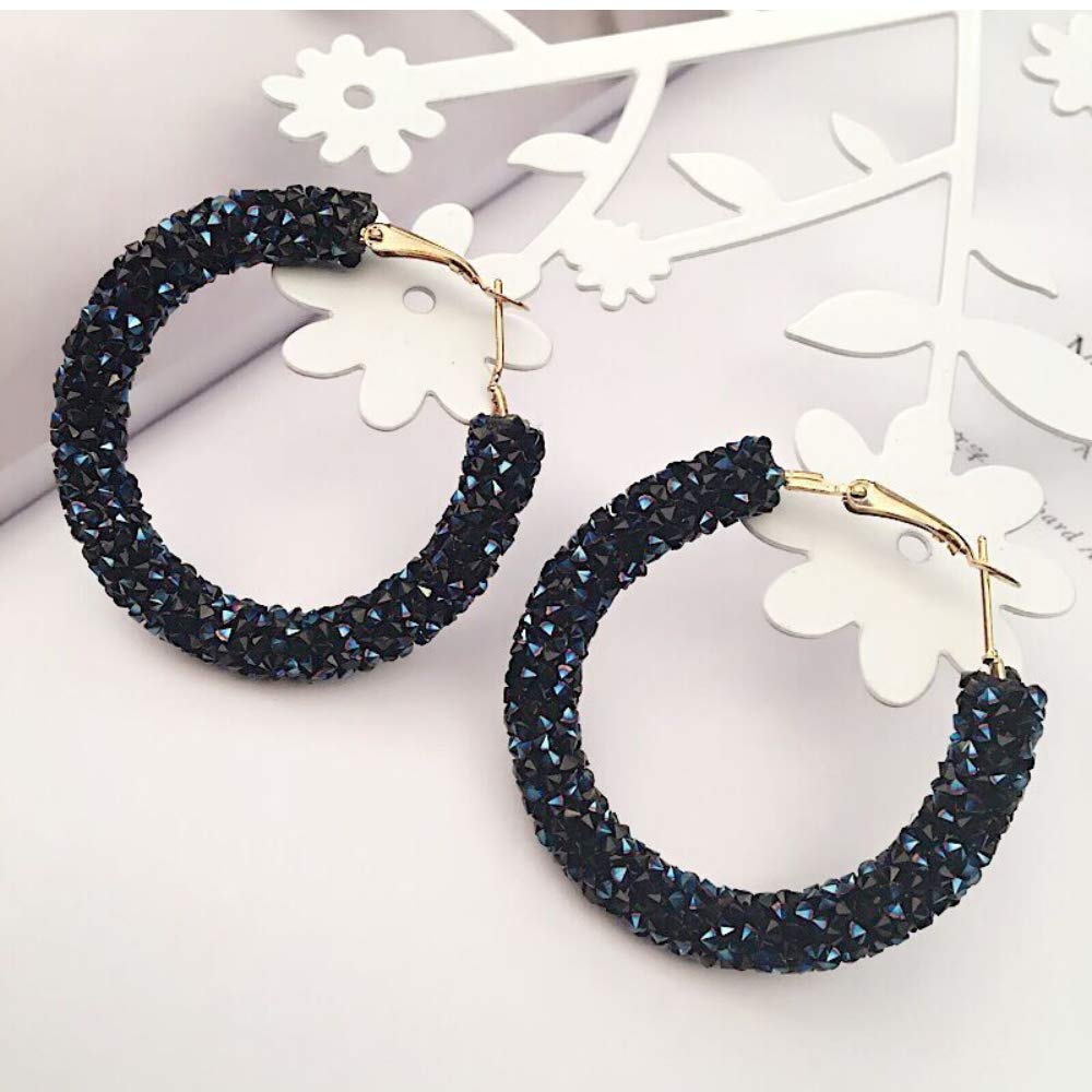 URBBR Fashion C Shape Tall Big Hoop Earrings For Women Earrings Fashion Earrings