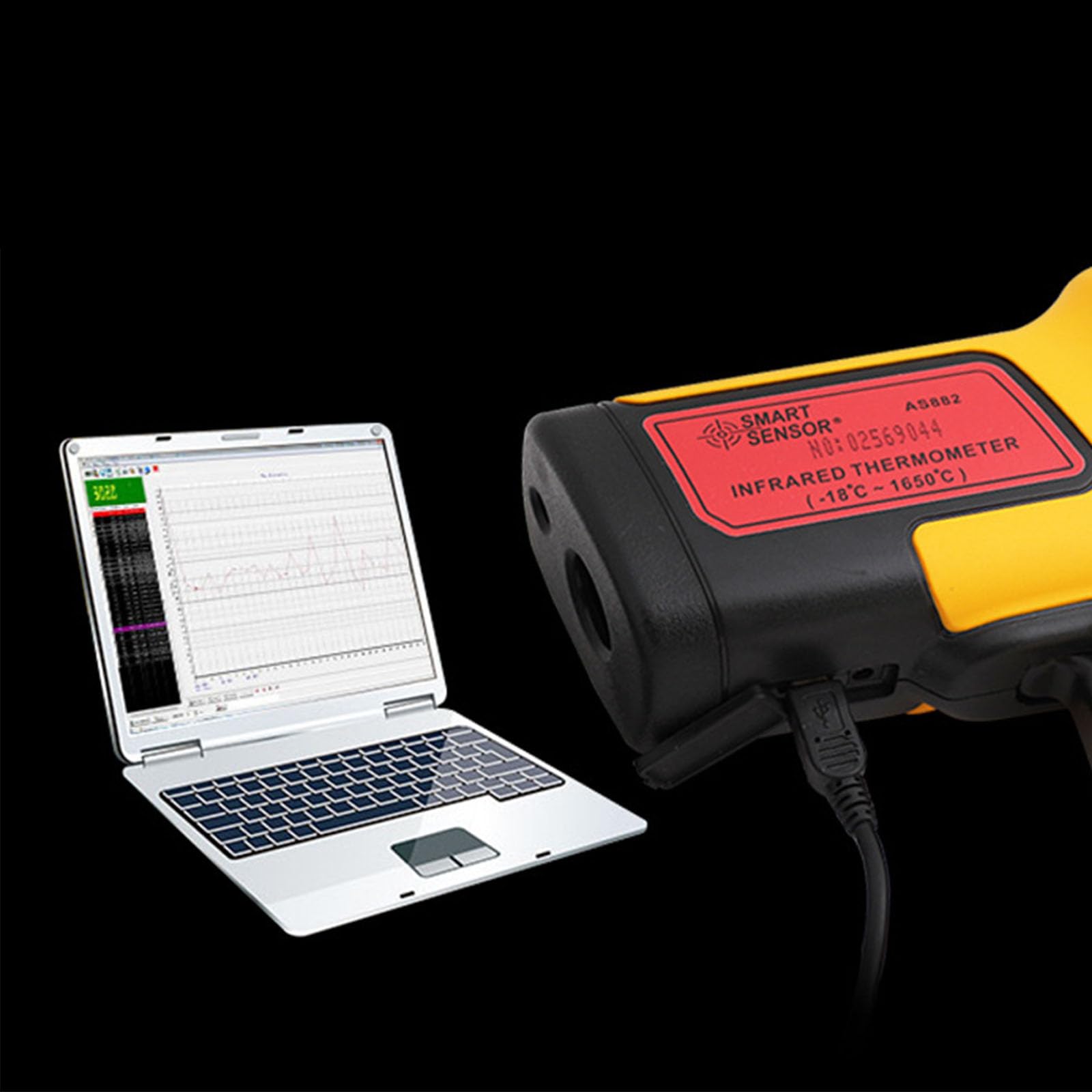 Termometri Strumenti Temperatura Digitale Termometri Digitali Semplicemente Funzionare Per La Cottura Del Forno Per Pizza E Motore Utilizza L'emissività Regolabile