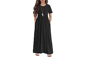 Youthful Vibrancy Embodied in Casual Long Dresses