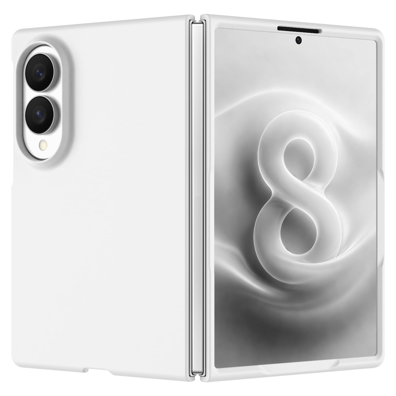 tharlet Funda compatible con Samsung Galaxy Z Fold 8 2026, color blanco